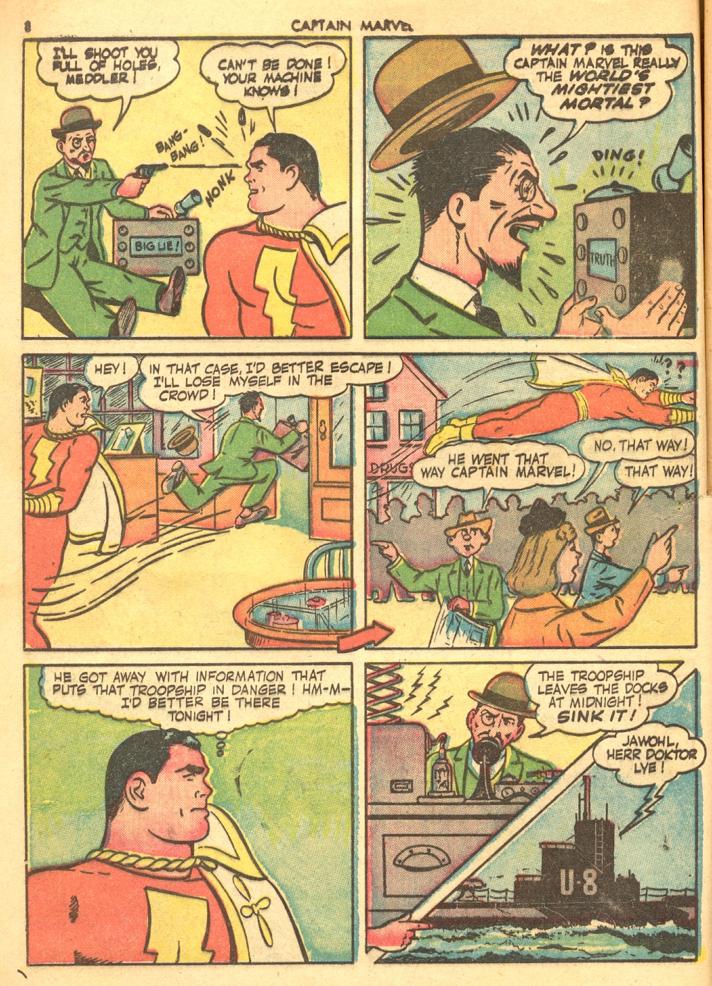 Read online Captain Marvel Adventures comic -  Issue #23 - 8