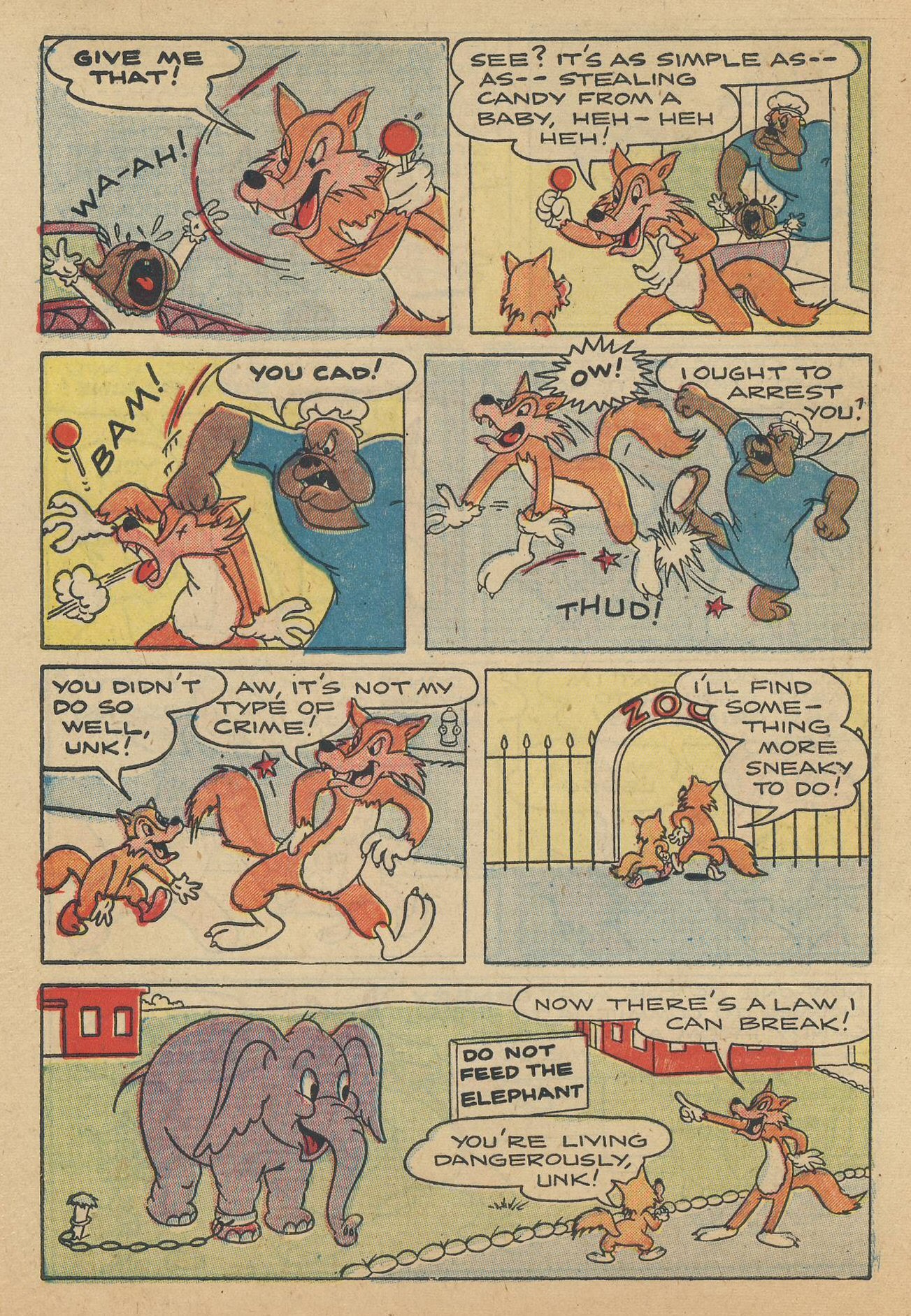 Read online Paul Terry's Mighty Mouse Comics comic -  Issue #45 - 54