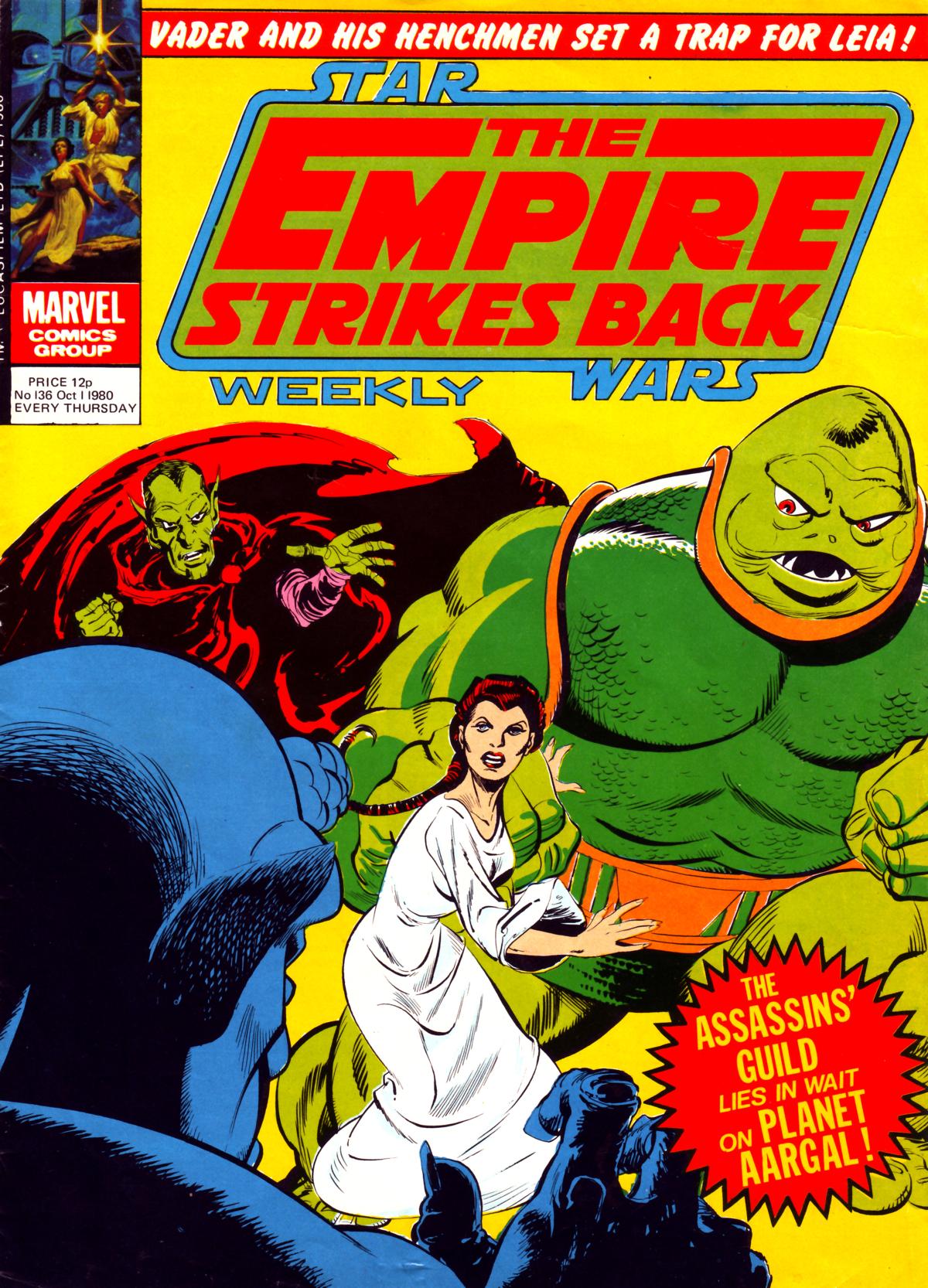 Read online Star Wars Weekly: The Empire Strikes Back comic -  Issue #136 - 1