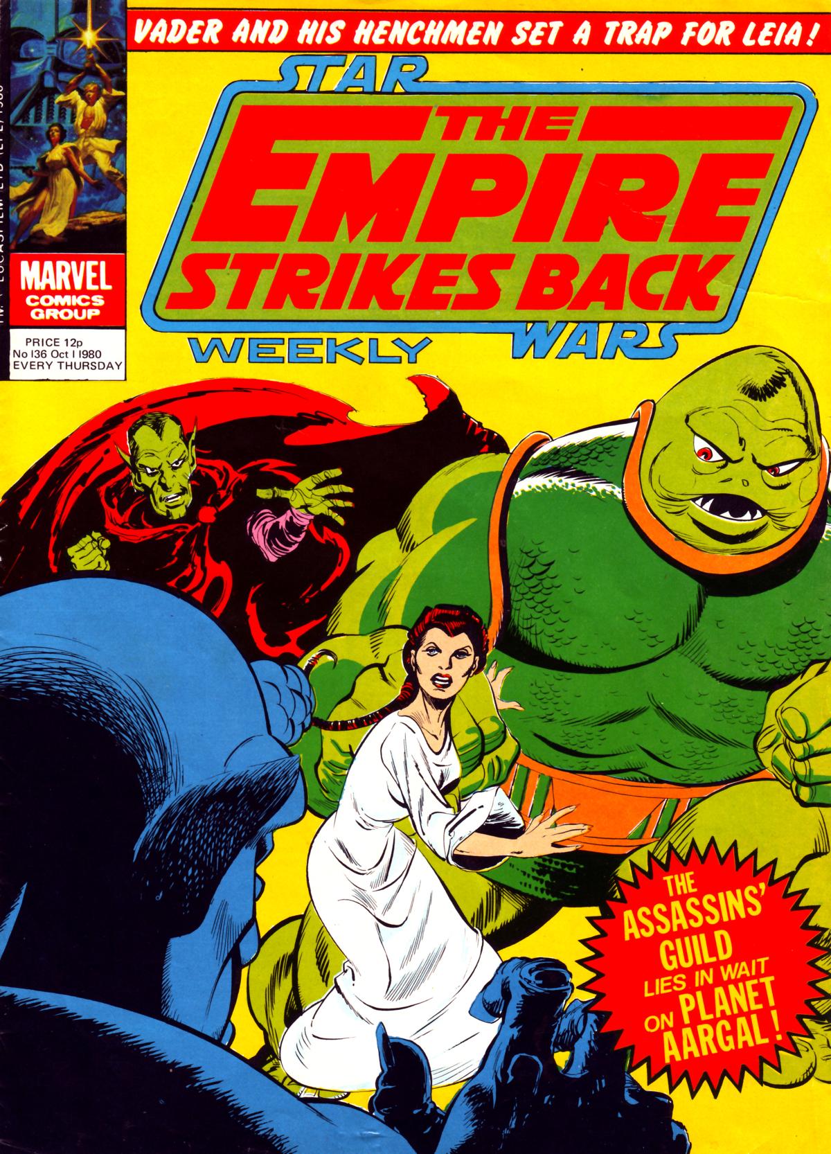 Read online Star Wars Weekly: The Empire Strikes Back comic -  Issue #136 - 1