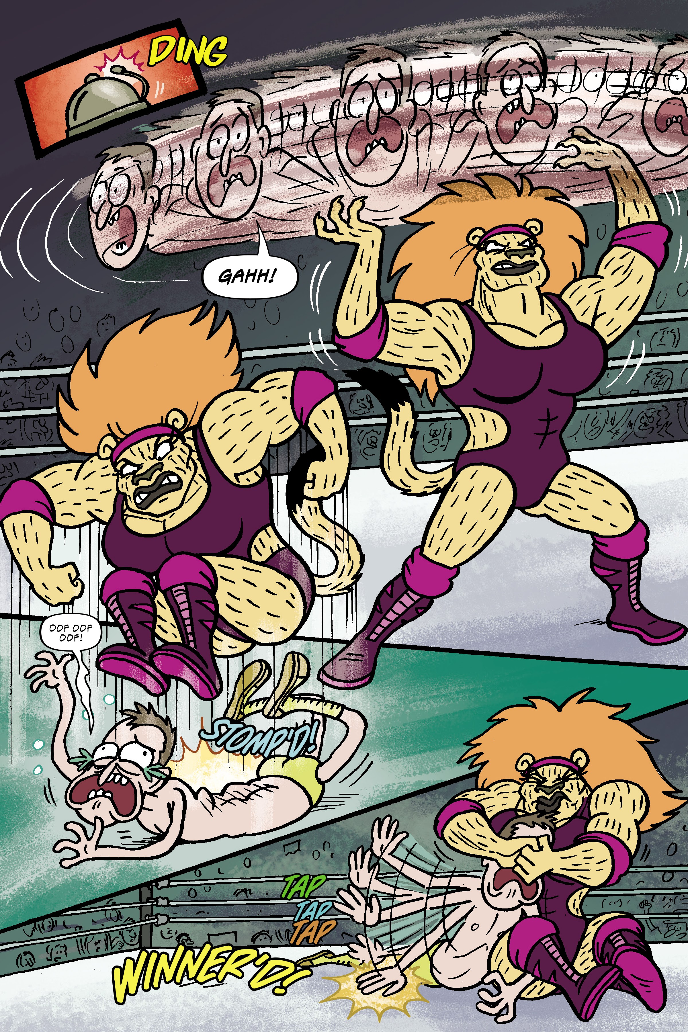 Read online Regular Show: Wrasslesplosion comic -  Issue # TPB - 42