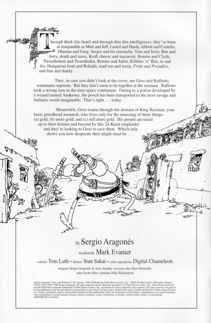 Read online Sergio Aragonés' Groo And Rufferto comic -  Issue #2 - 2