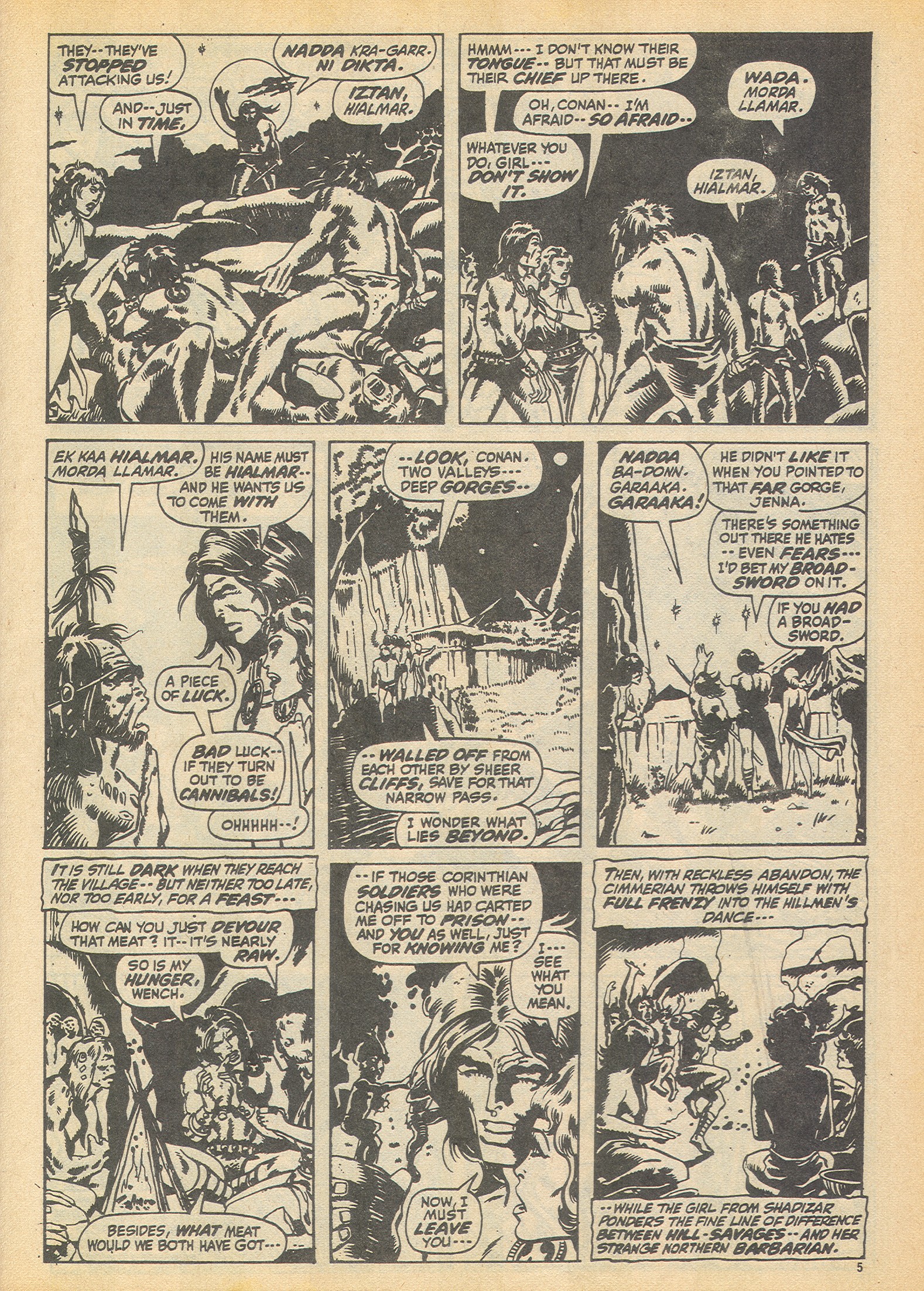 Read online The Savage Sword of Conan (1975) comic -  Issue #9 - 5