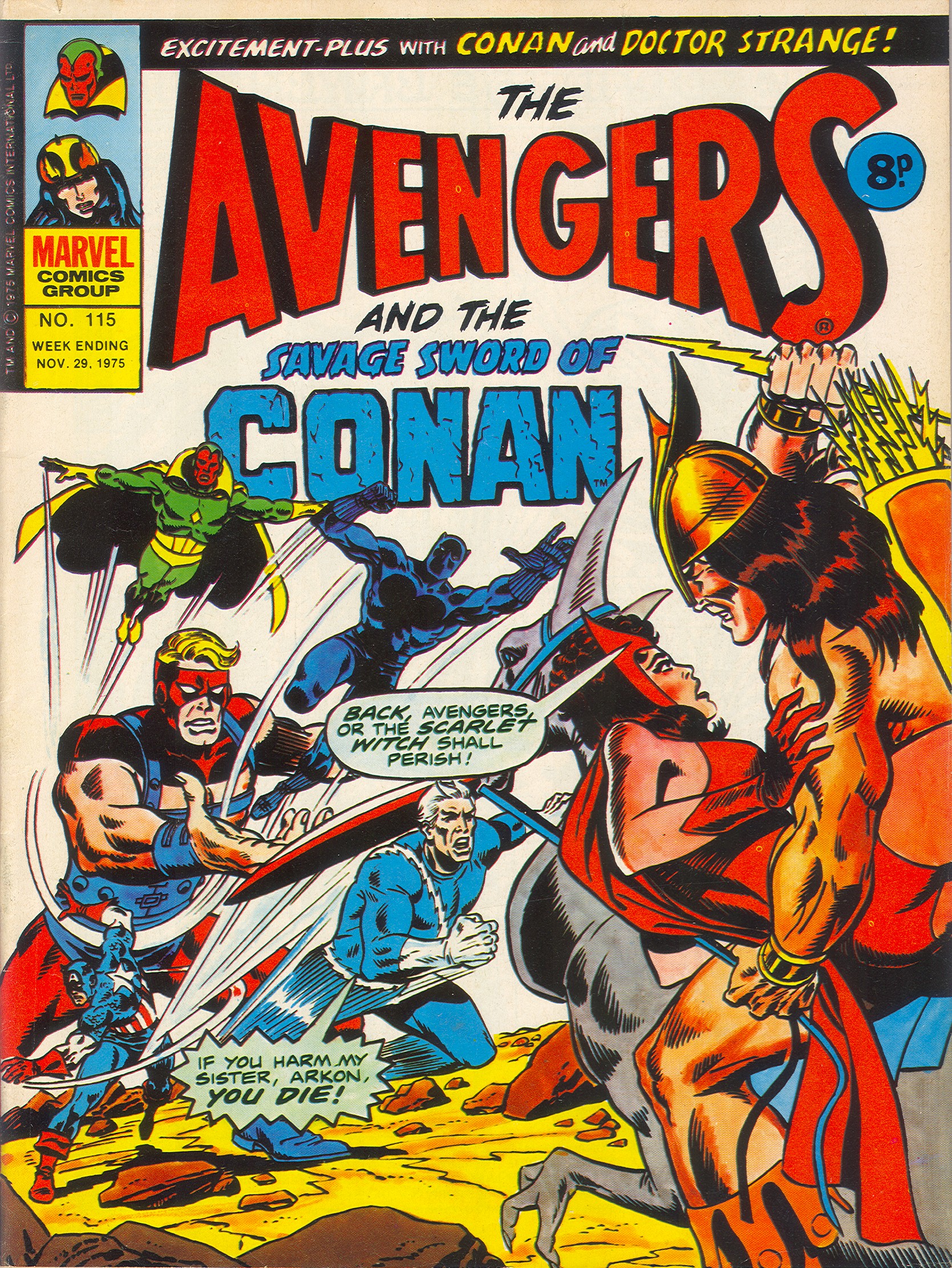 Read online The Avengers (1973) comic -  Issue #115 - 1