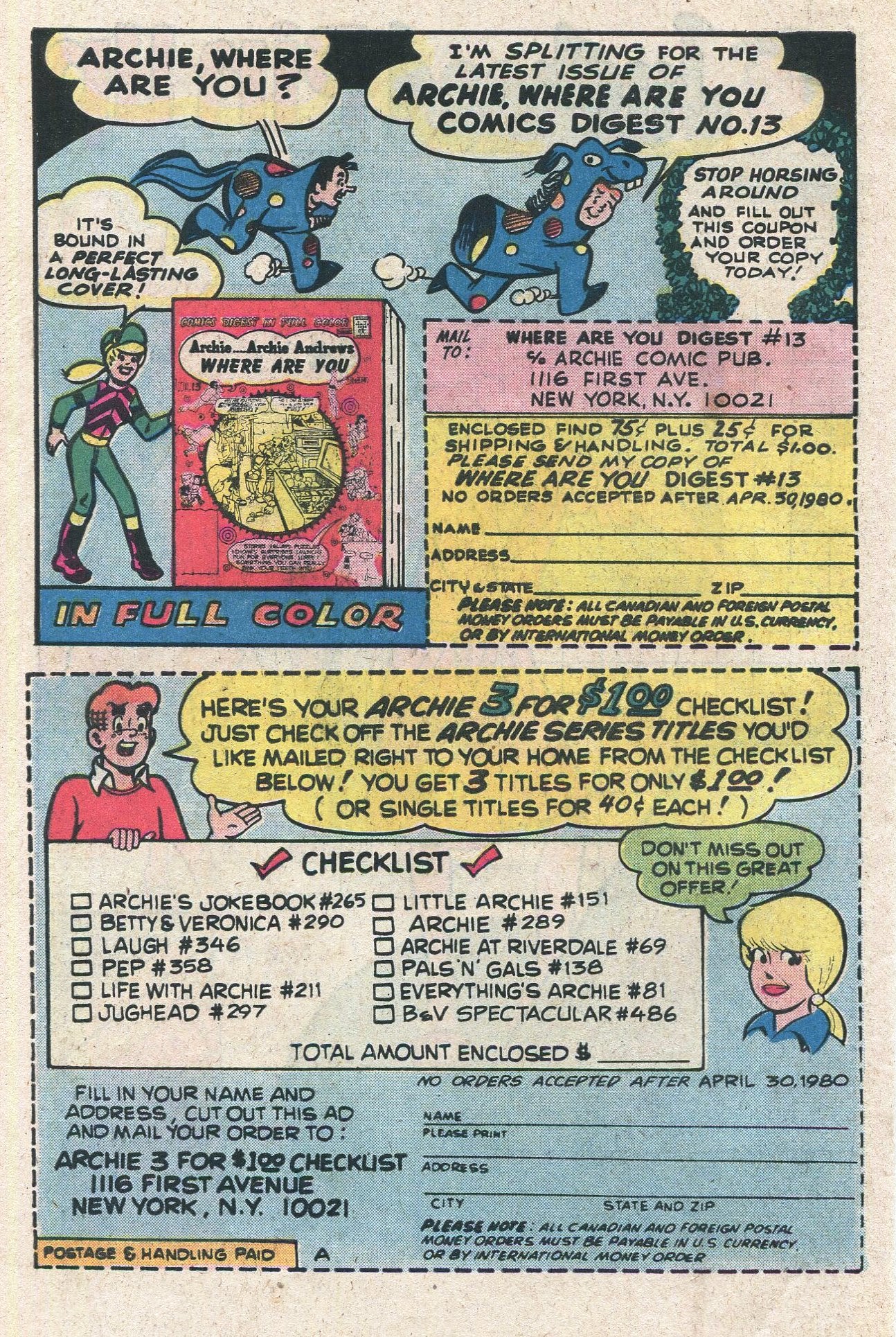 Read online Jughead's Jokes comic -  Issue #67 - 34