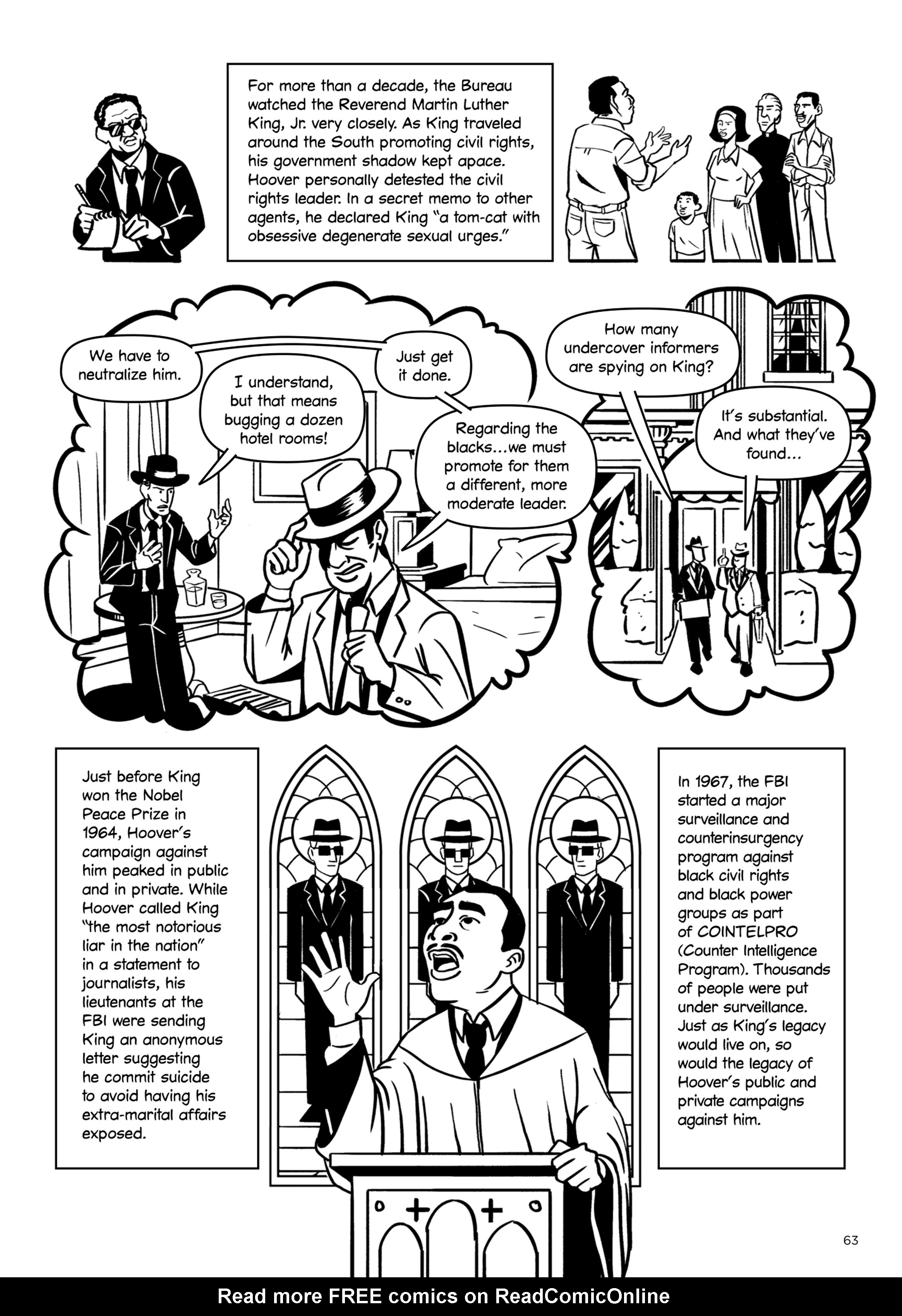 Read online The Machine Never Blinks: A Graphic History of Spying and Surveillance comic -  Issue # TPB - 73