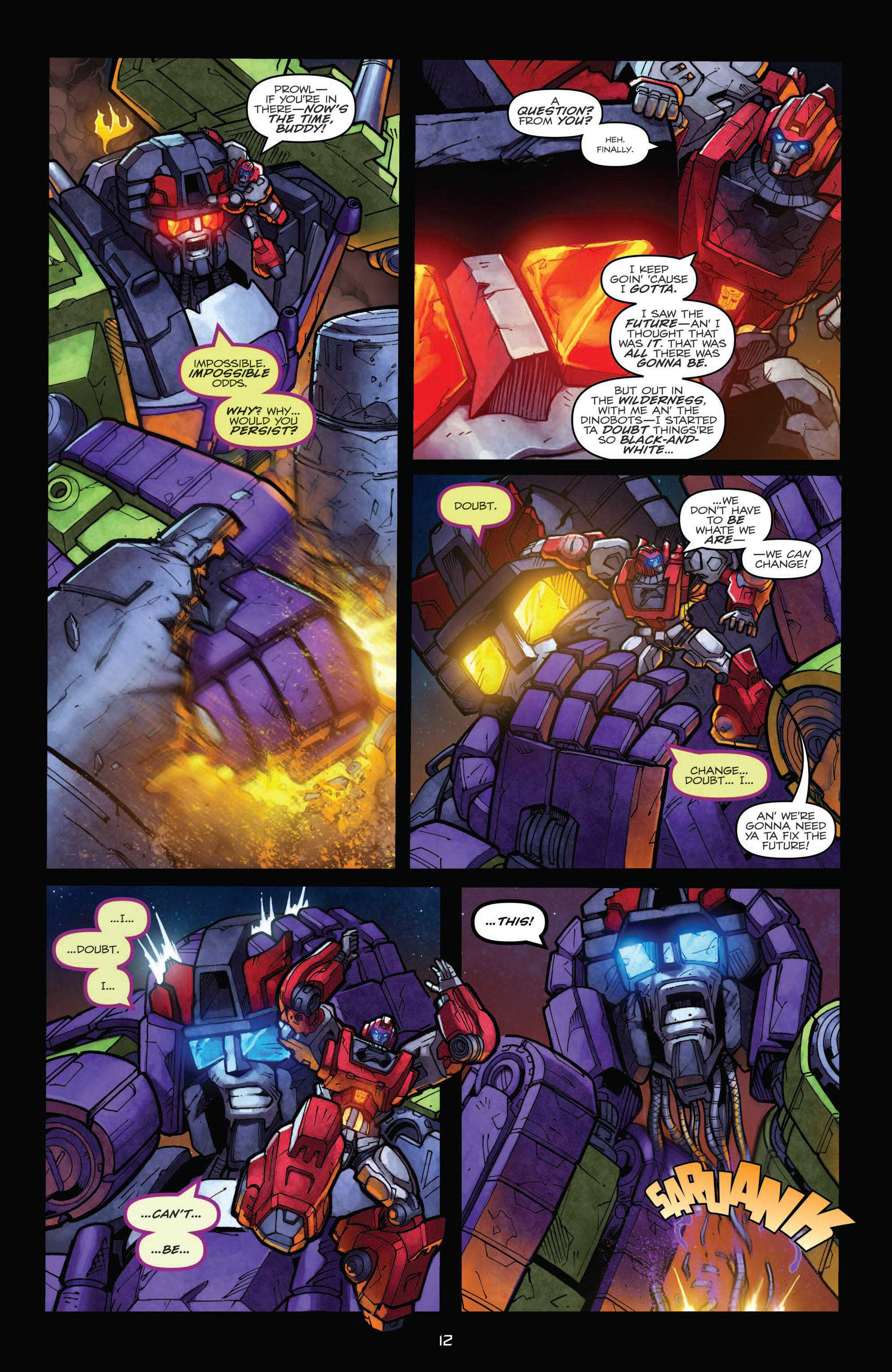 Read online Transformers: Robots In Disguise (2012) comic -  Issue #16 - 15