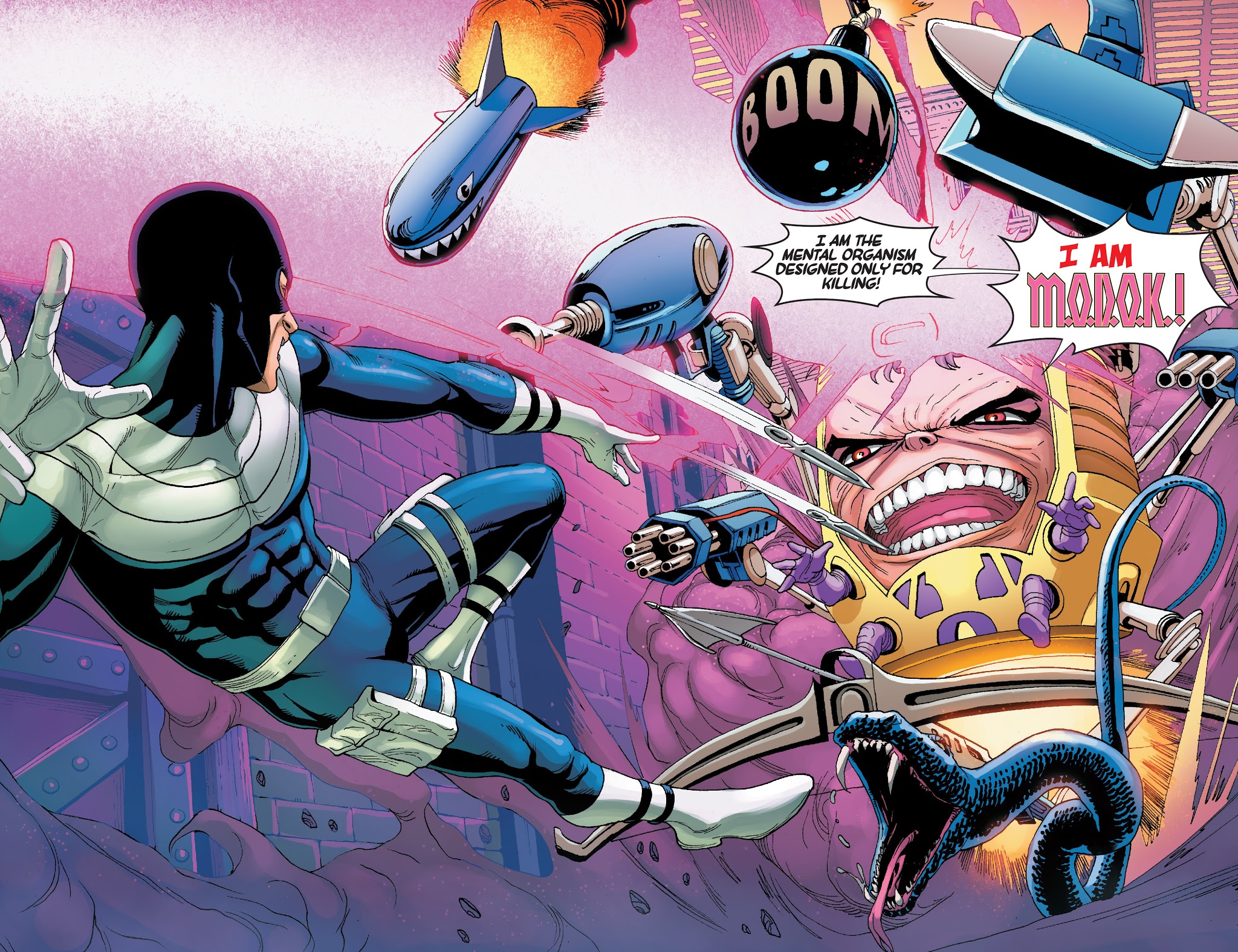 Read online M.O.D.O.K. Assassin comic -  Issue #1 - 5