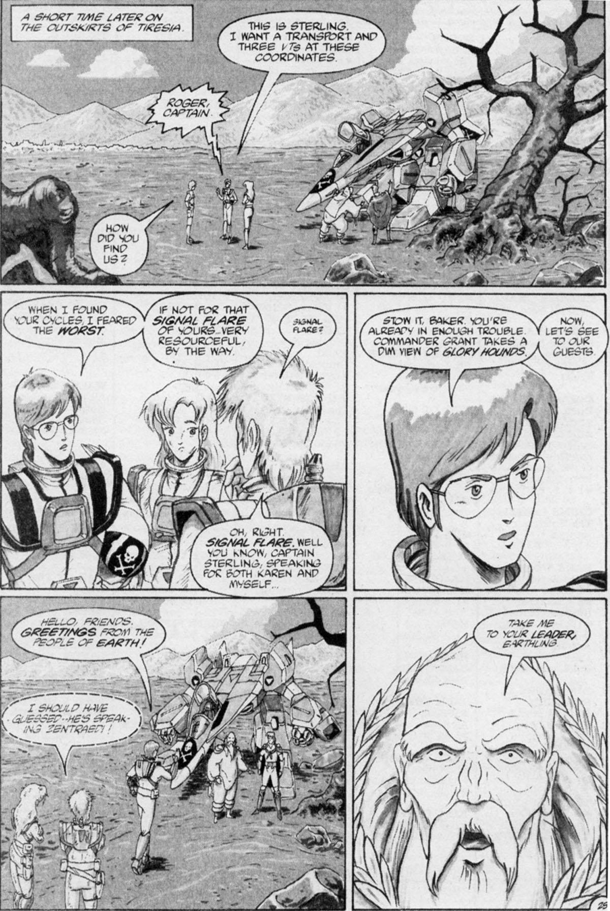 Read online Robotech II: The Sentinels - The Marriage of Rick Hunter and Lisa Hayes comic -  Issue # TPB 4 - 55