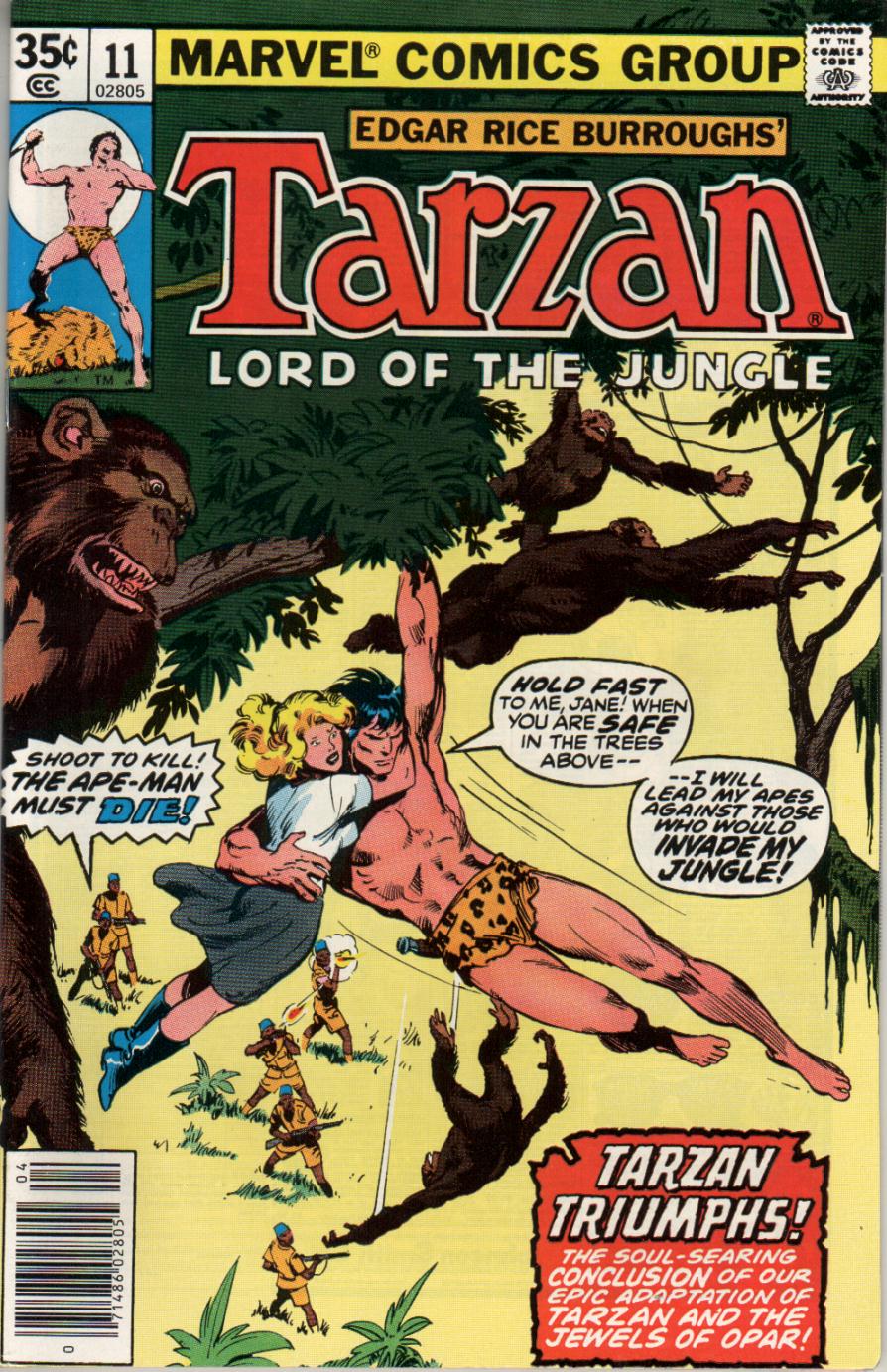 Read online Tarzan (1977) comic -  Issue #11 - 1