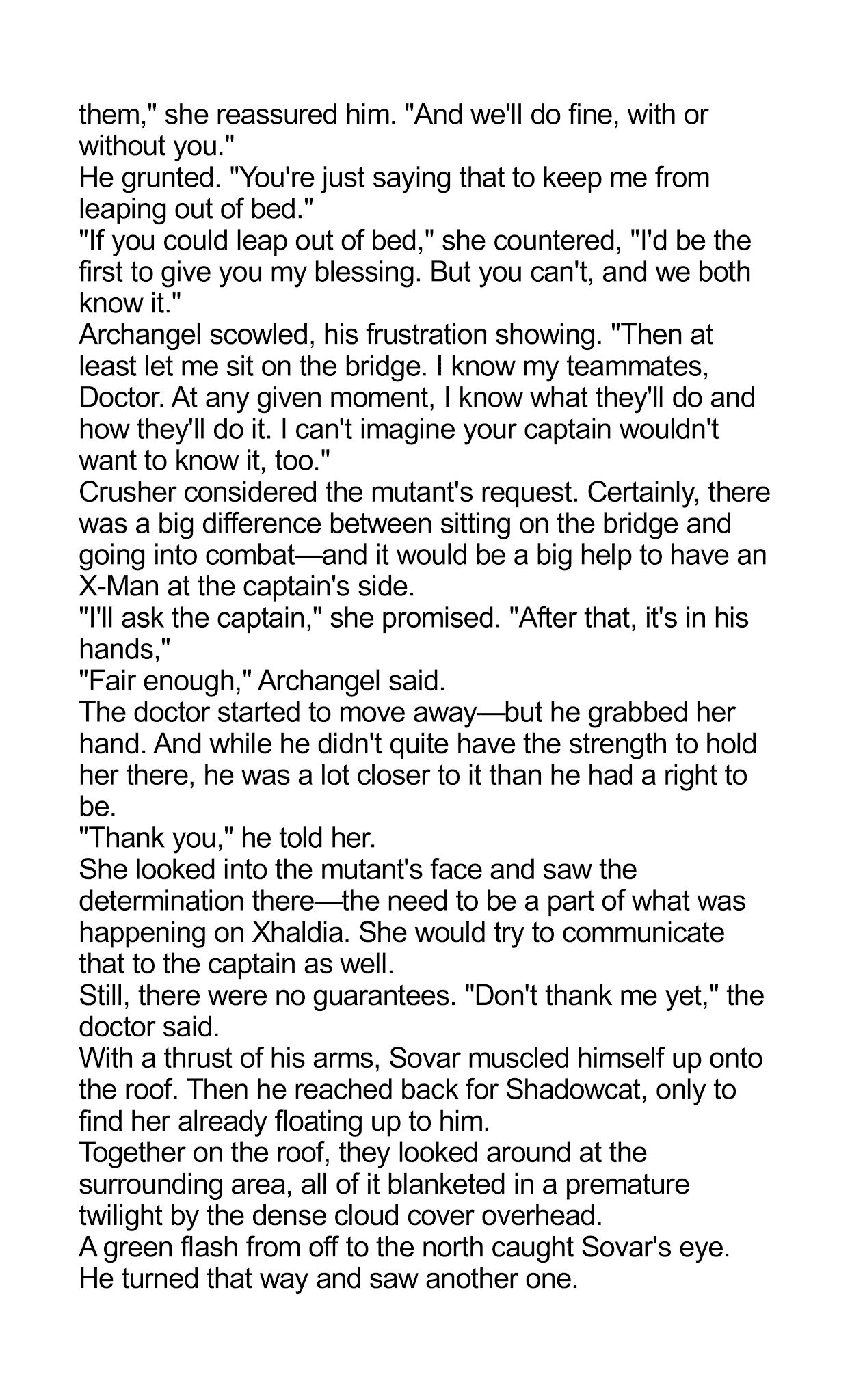 Read online Star Trek: The Next Generation/X-Men: Planet X comic -  Issue # TPB (Part 2) - 81