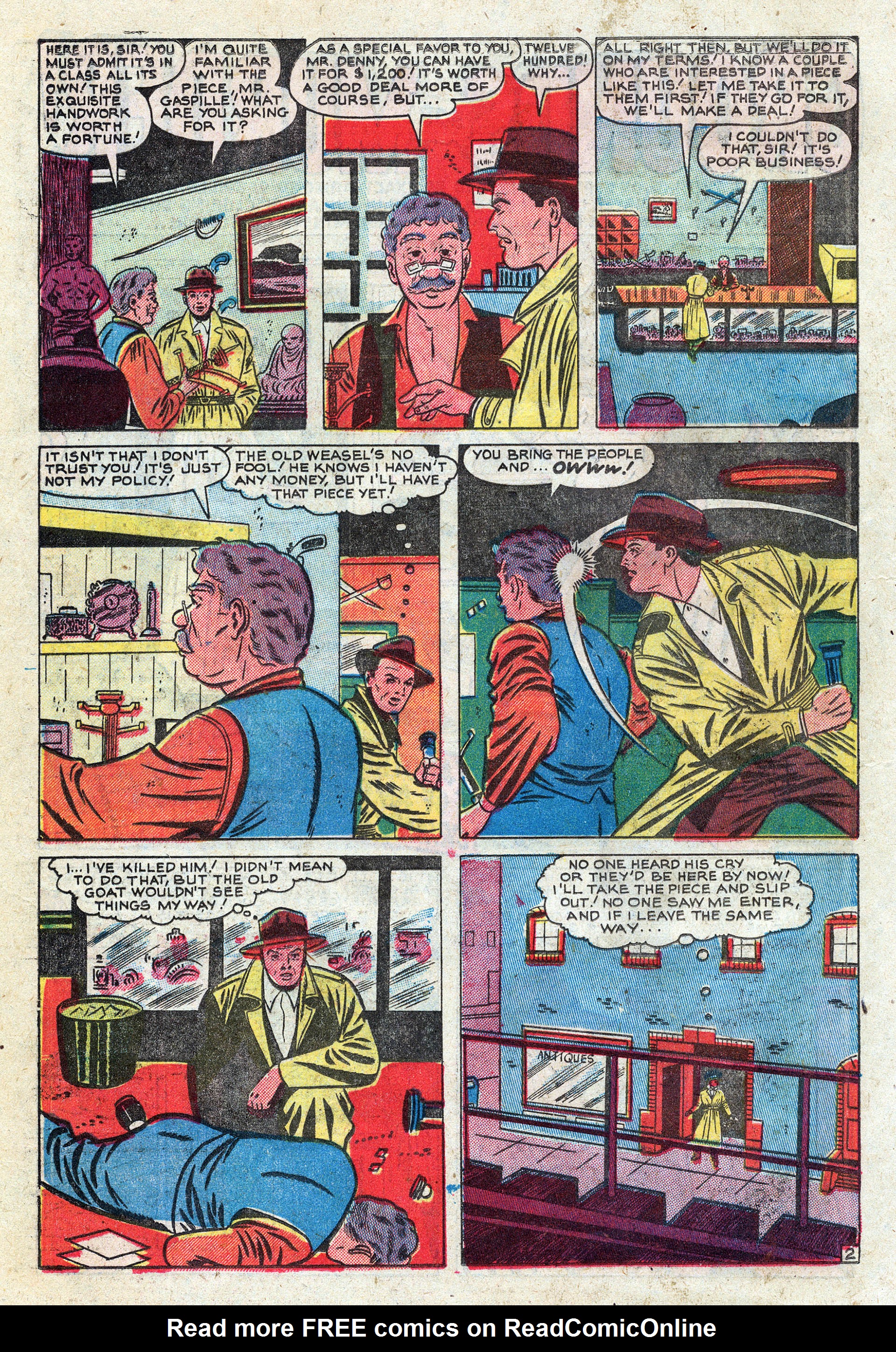 Read online Crime Exposed (1950) comic -  Issue #3 - 12
