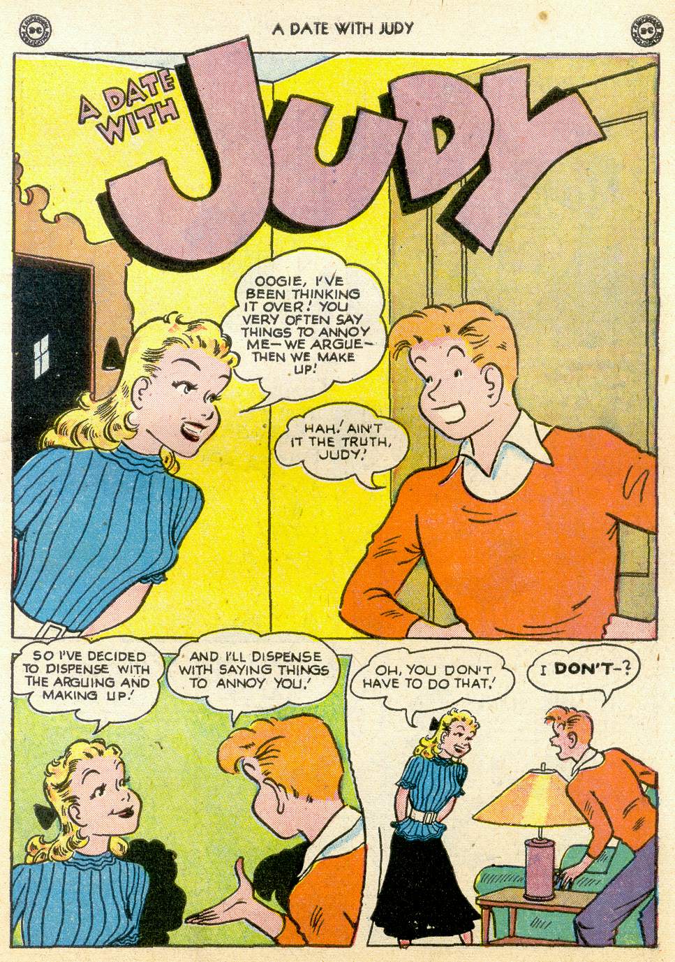 Read online A Date with Judy comic -  Issue #7 - 3