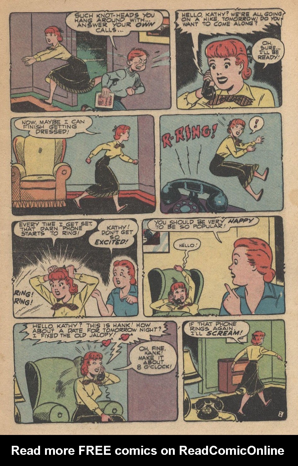 Read online Kathy (1949) comic -  Issue #1 - 5
