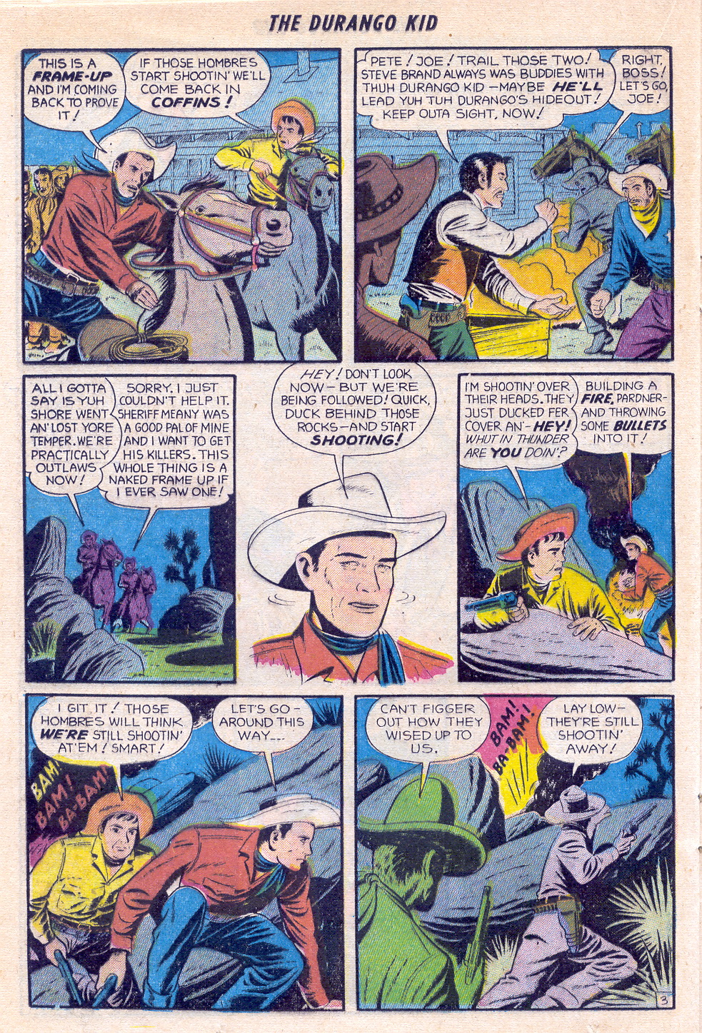 Read online Charles Starrett as The Durango Kid comic -  Issue #25 - 22