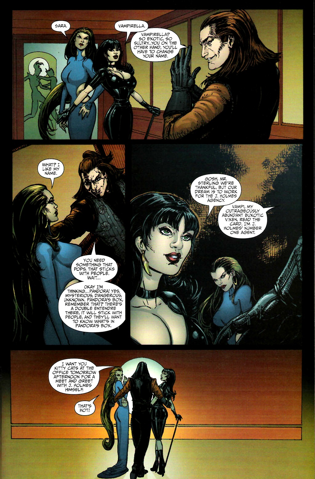 Read online Vampirella/Witchblade: The Feast comic -  Issue # Full - 11