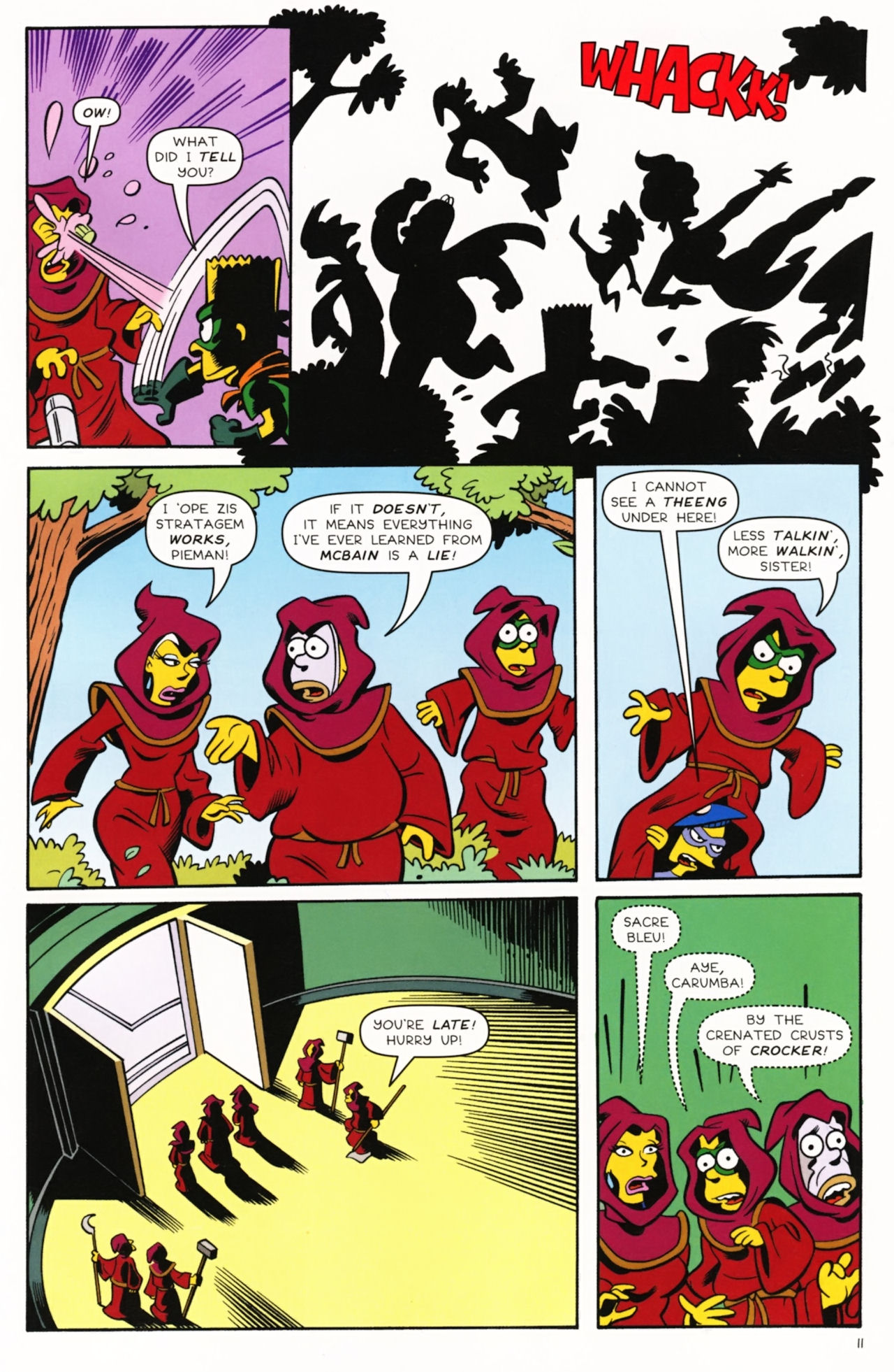 Read online Bongo Comics Presents Simpsons Super Spectacular comic -  Issue #11 - 13