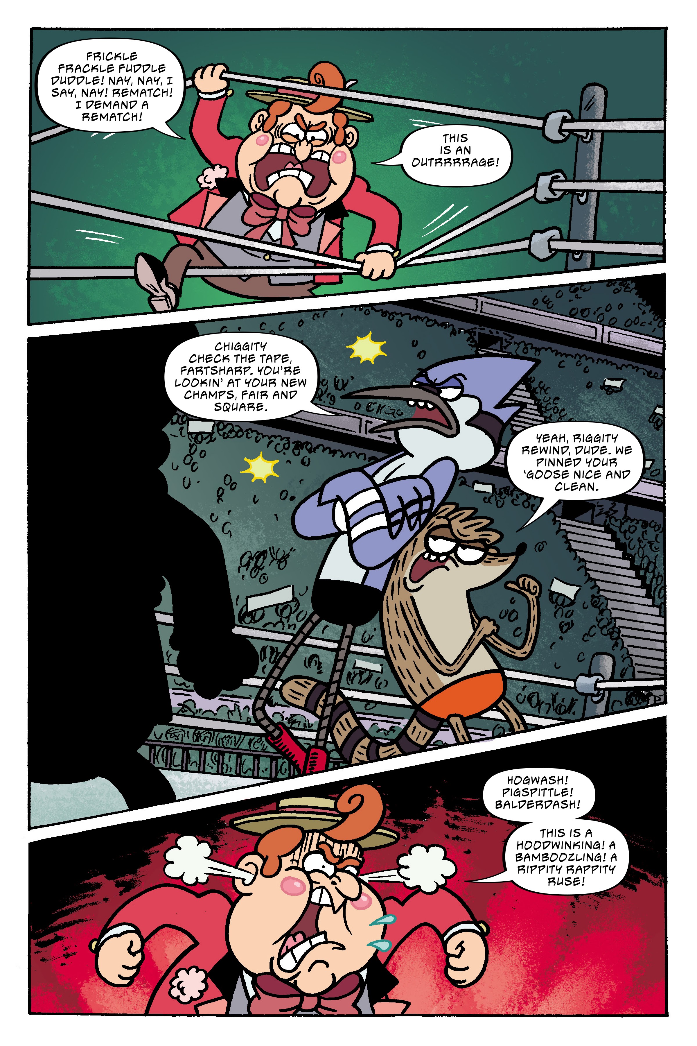Read online Regular Show: Wrasslesplosion comic -  Issue # TPB - 105