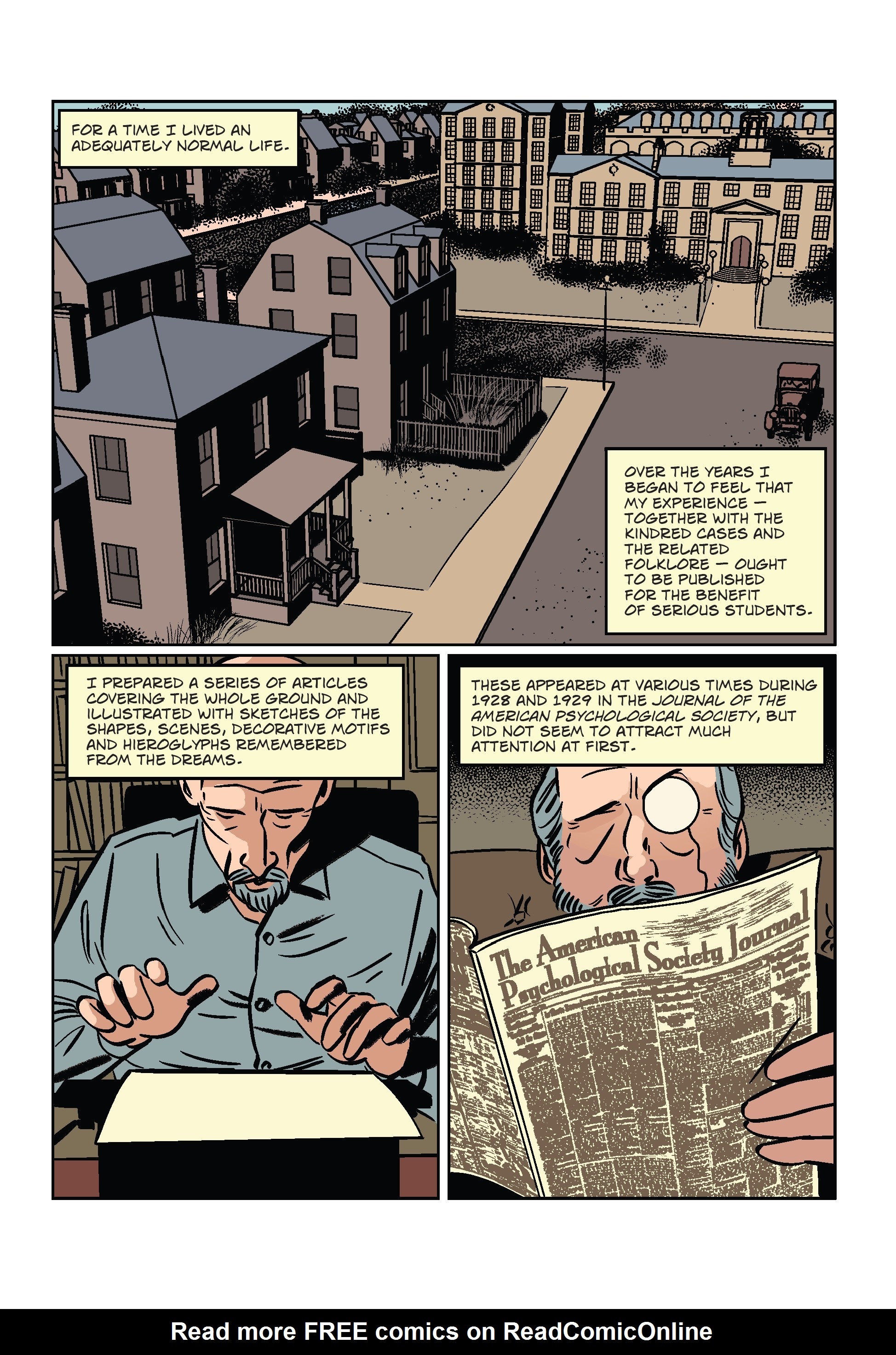 Read online H.P. Lovecraft The Shadow Out of Time comic -  Issue # TPB - 55