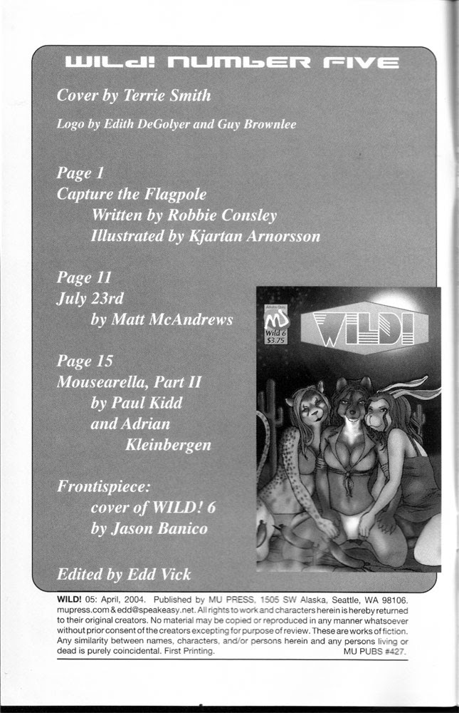 Read online Wild! (2003) comic -  Issue #5 - 2