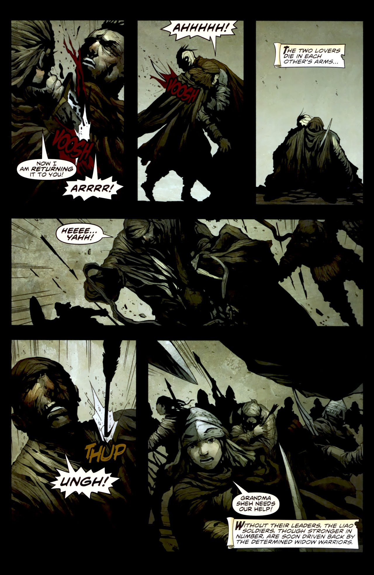 Read online Widow Warriors comic -  Issue #4 - 21