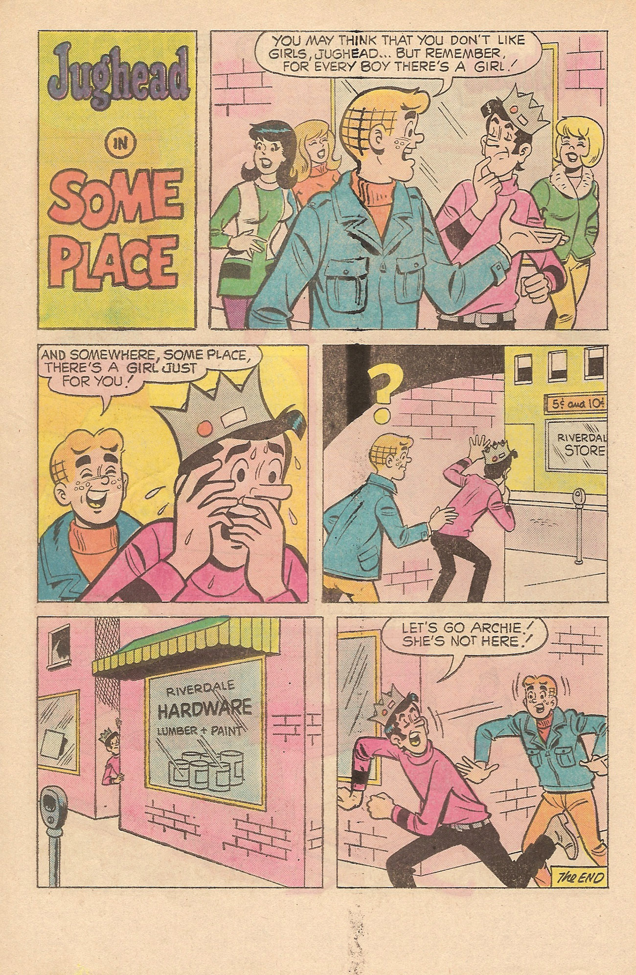 Read online Jughead's Jokes comic -  Issue #48 - 14