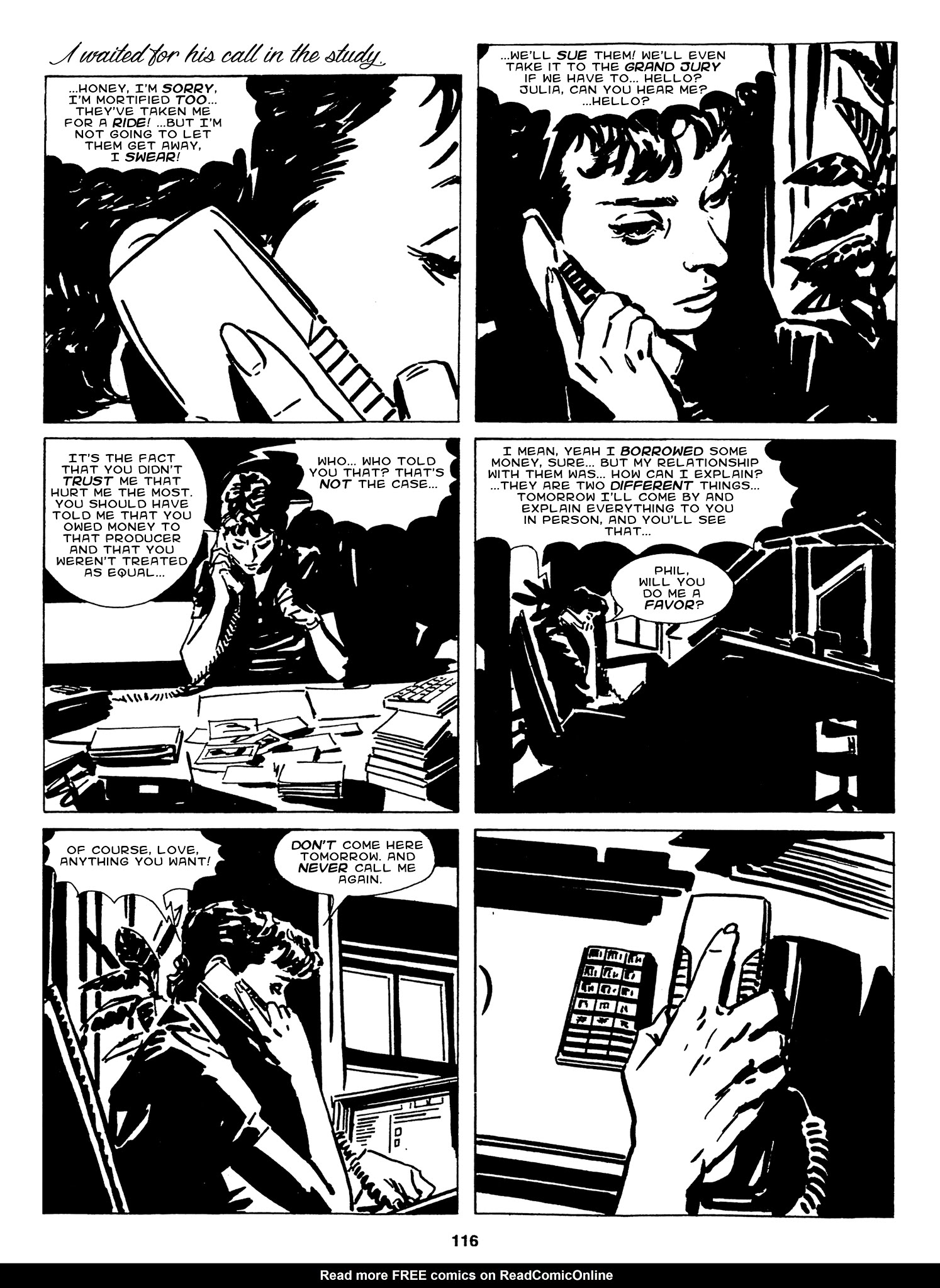 Read online Julia comic -  Issue #1 - 115