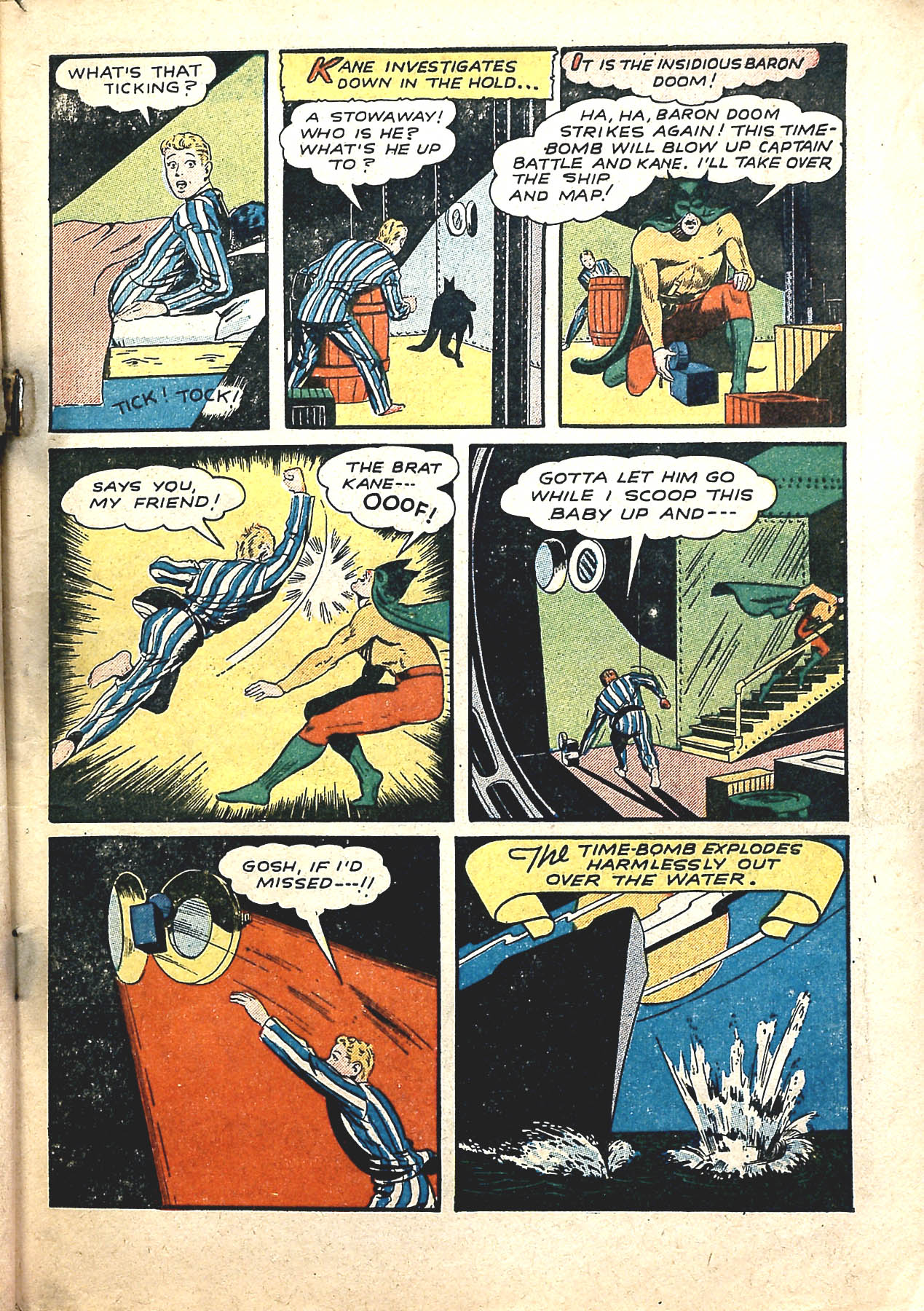 Read online Captain Battle Comics comic -  Issue #3 - 6