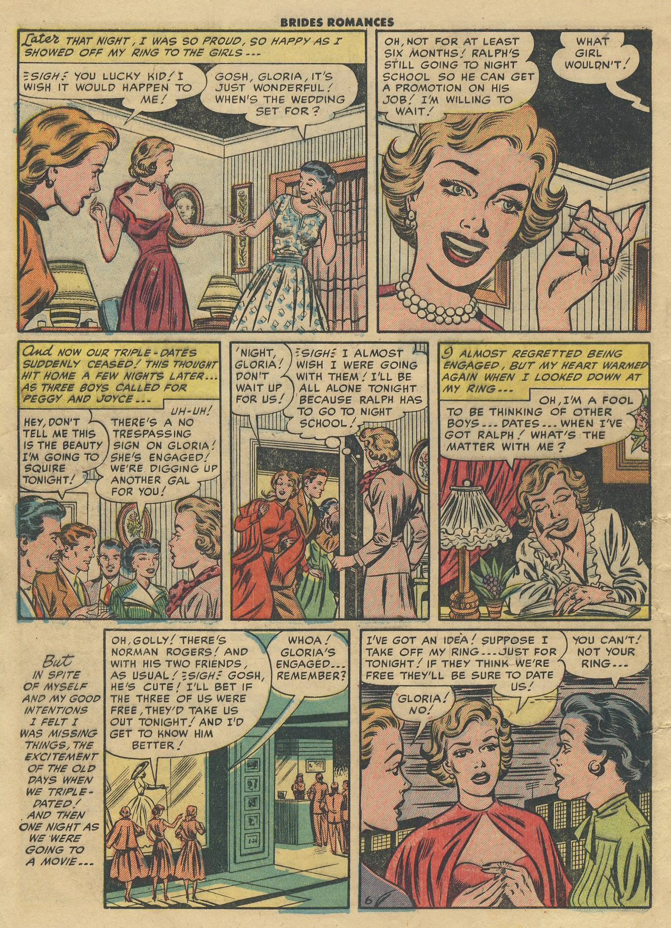 Read online Brides Romances comic -  Issue #3 - 8