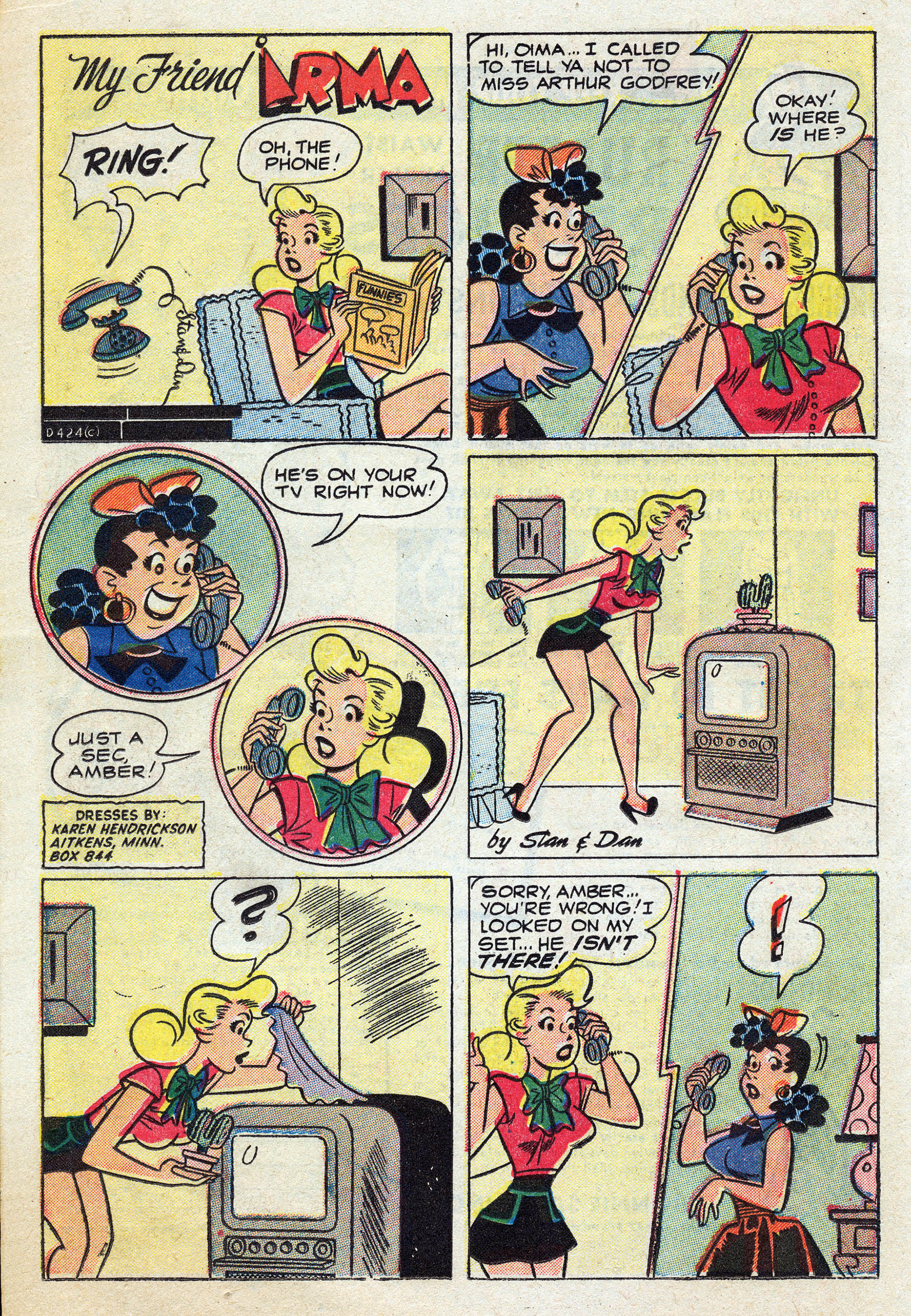 Read online My Friend Irma comic -  Issue #38 - 18