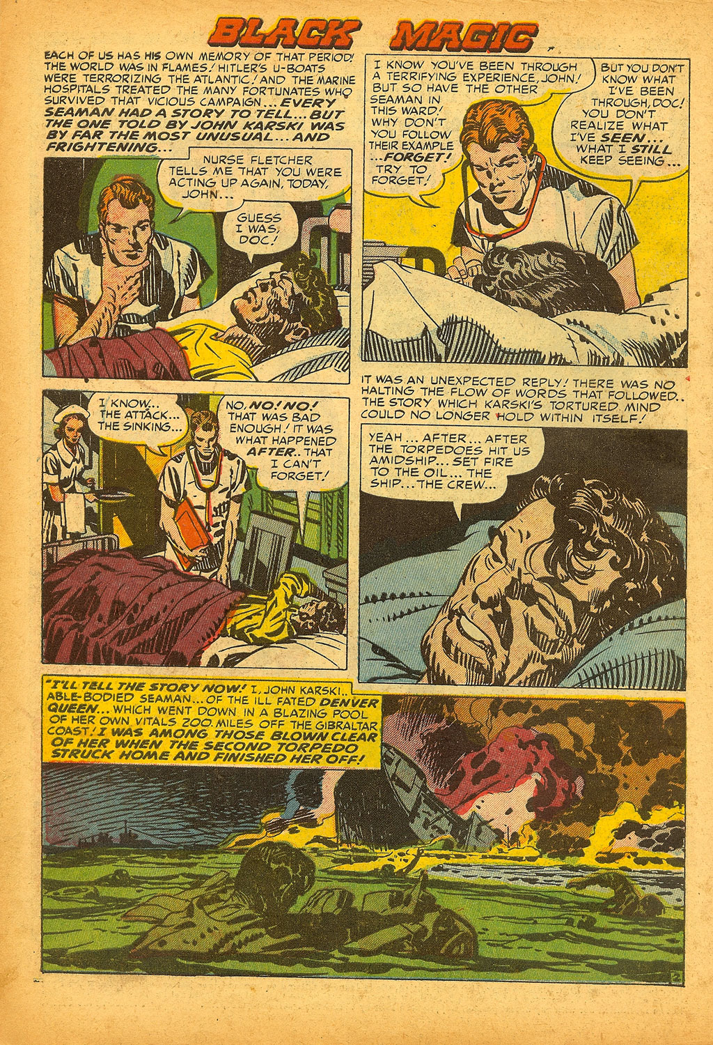 Read online Black Magic (1950) comic -  Issue #7 - 34