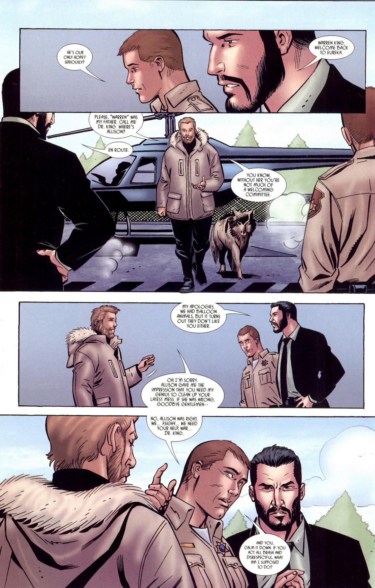 Read online Eureka comic -  Issue #3 - 5