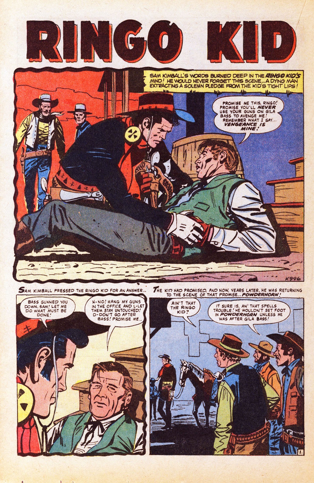 Read online Ringo Kid (1970) comic -  Issue #14 - 21