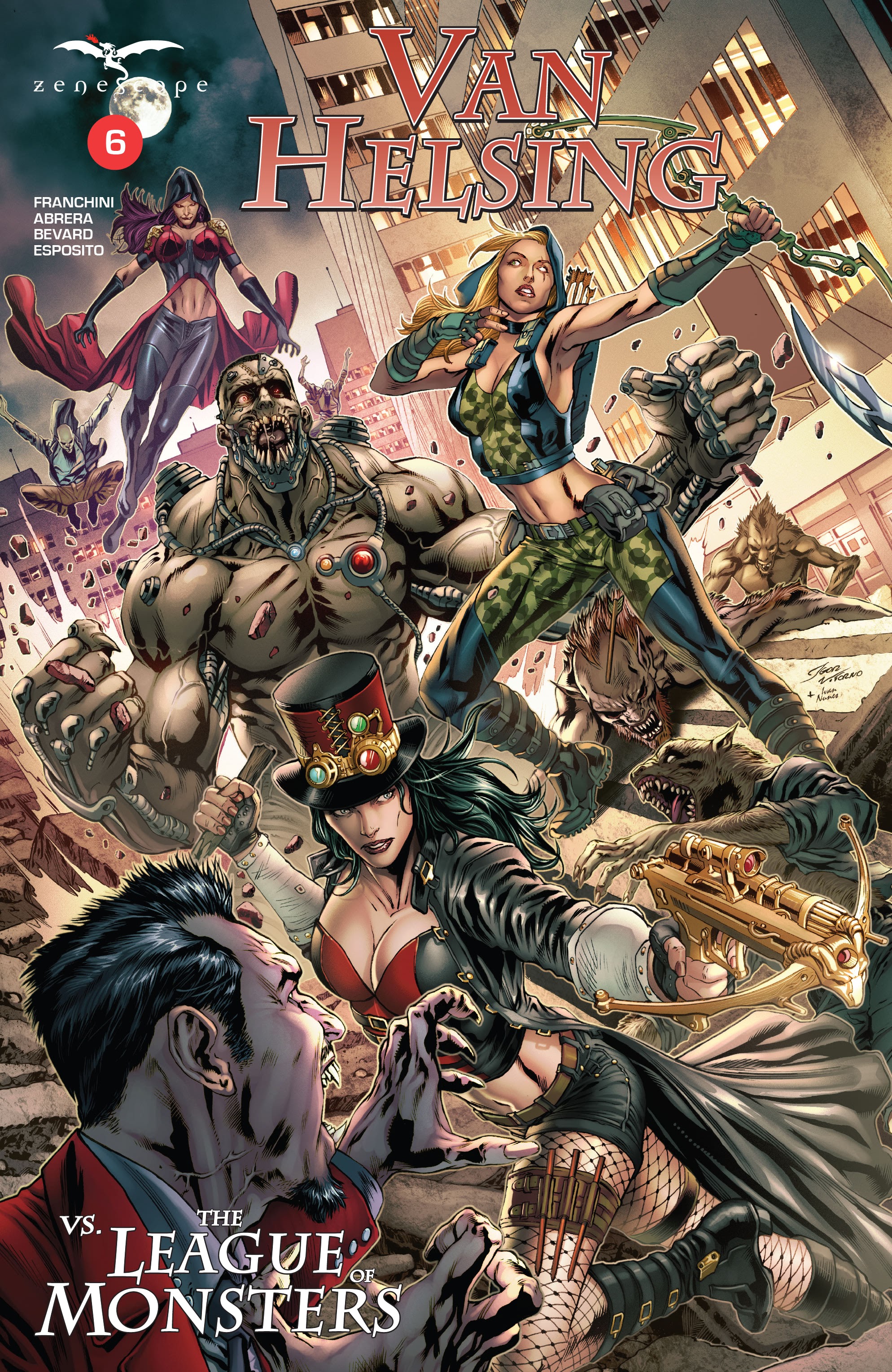 Read online Van Helsing vs The League of Monsters comic -  Issue #6 - 1
