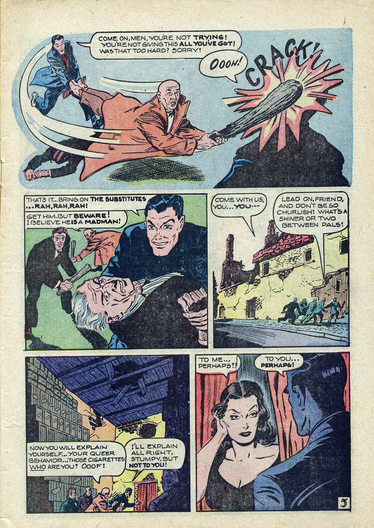 Read online The Saint (1947) comic -  Issue #6 - 7