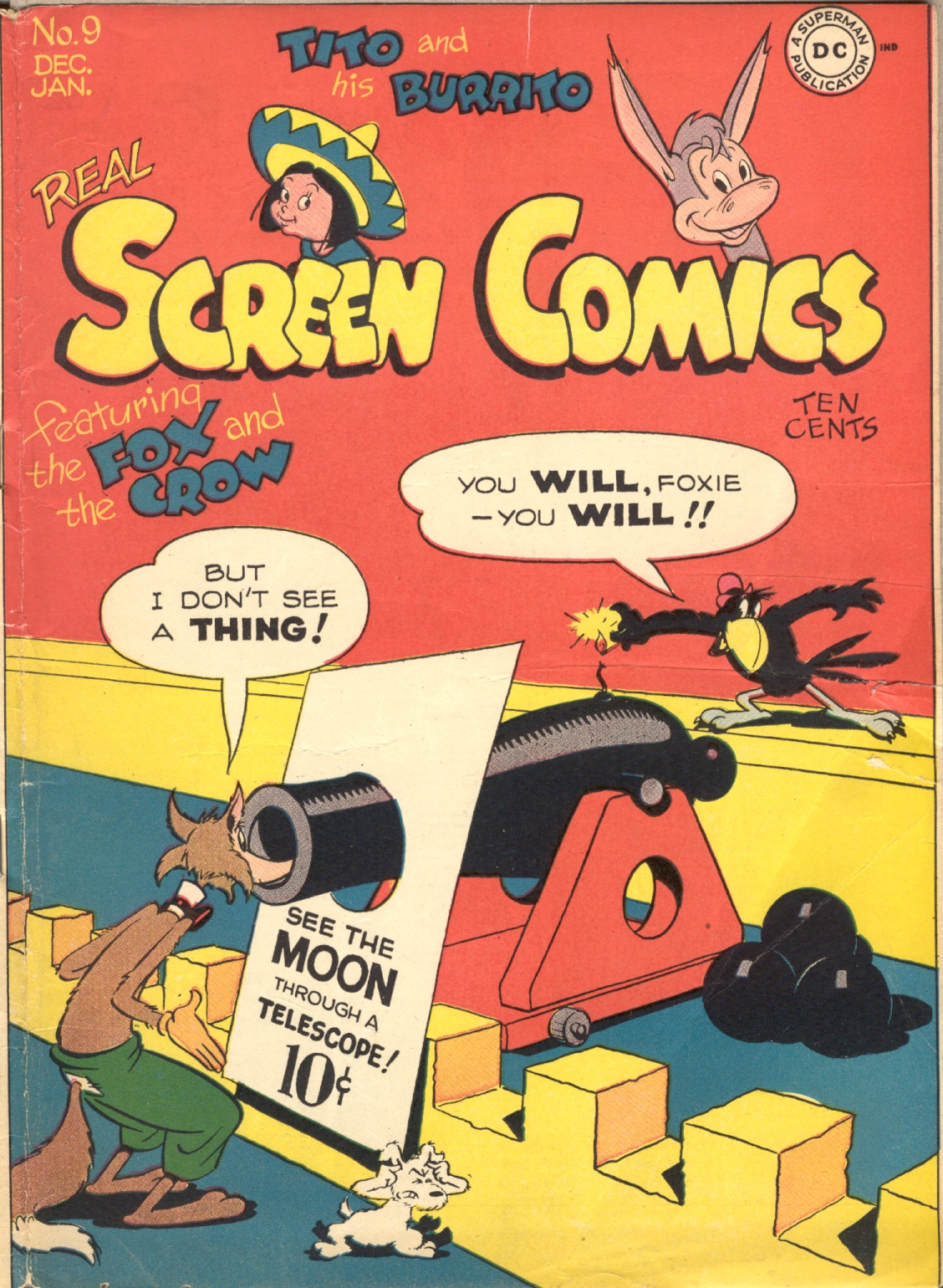 Read online Real Screen Comics comic -  Issue #9 - 1