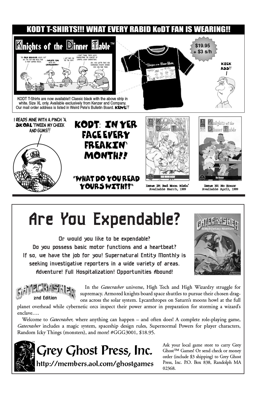 Read online Knights of the Dinner Table comic -  Issue #28 - 36