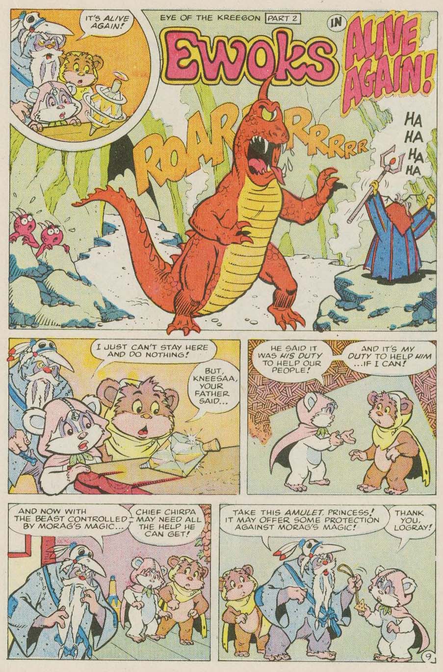 Read online Ewoks (1987) comic -  Issue #8 - 10
