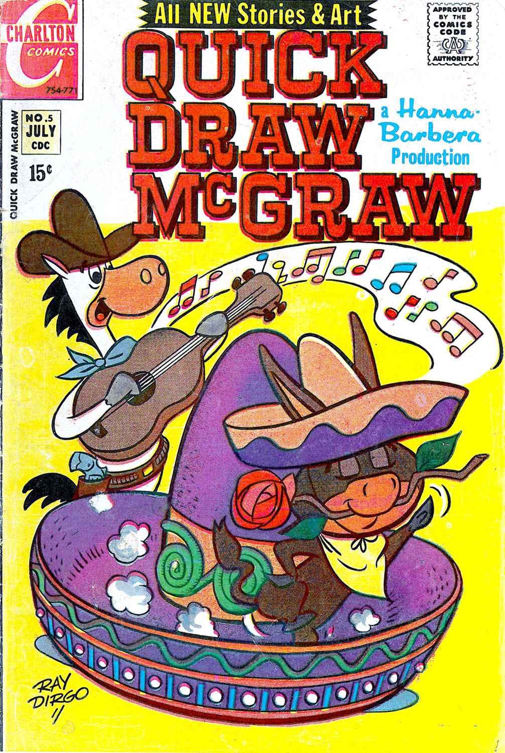 Read online Quick Draw McGraw comic -  Issue #5 - 1