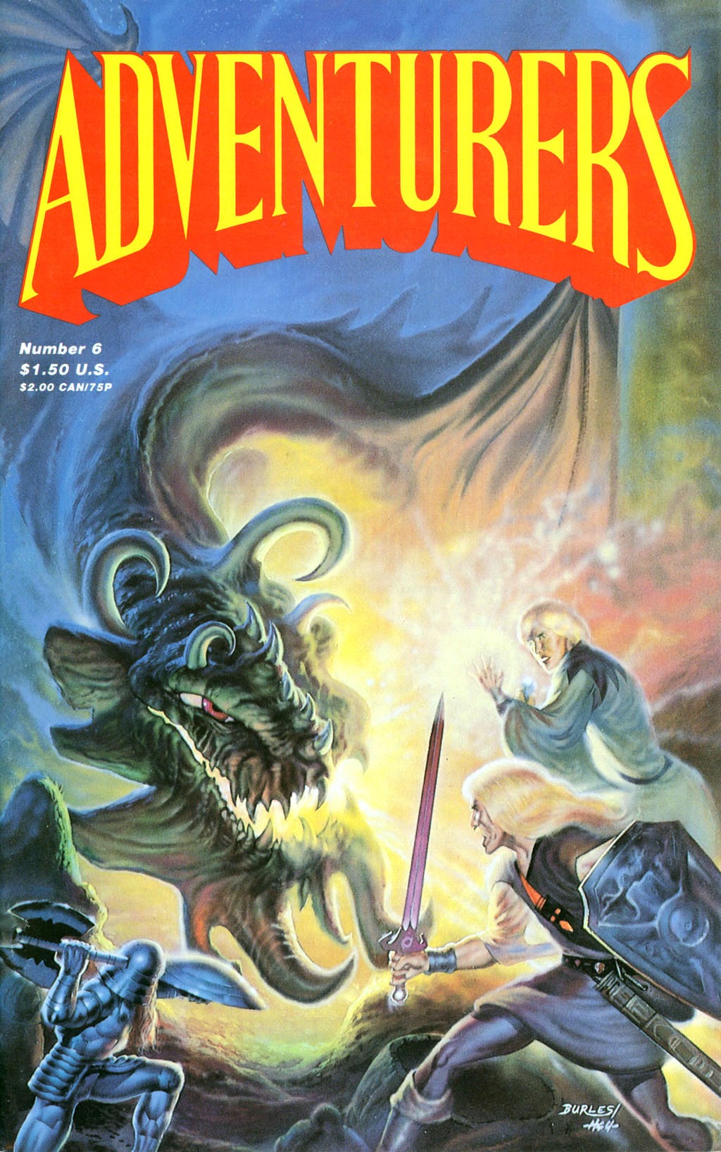 Read online Adventurers (1986) comic -  Issue #6 - 1