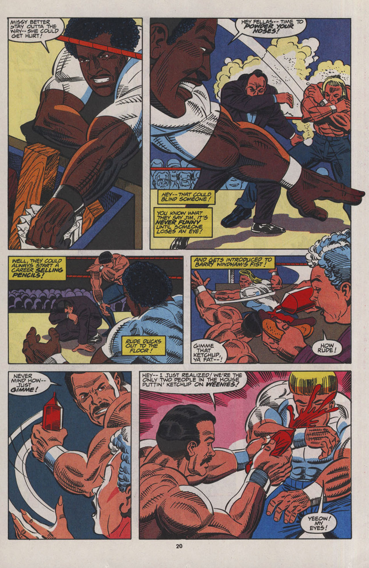 Read online WCW World Championship Wrestling comic -  Issue #12 - 22