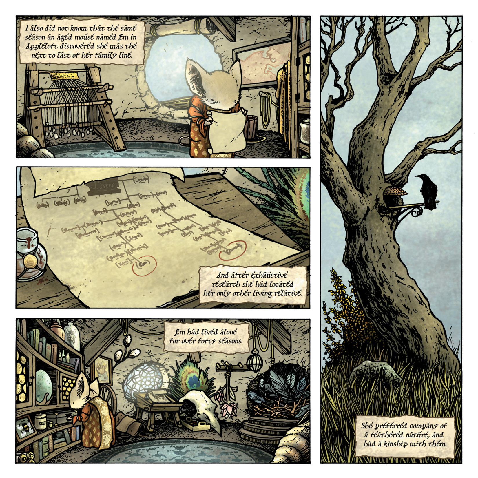 Read online Mouse Guard: The Black Axe comic -  Issue #1 - 4