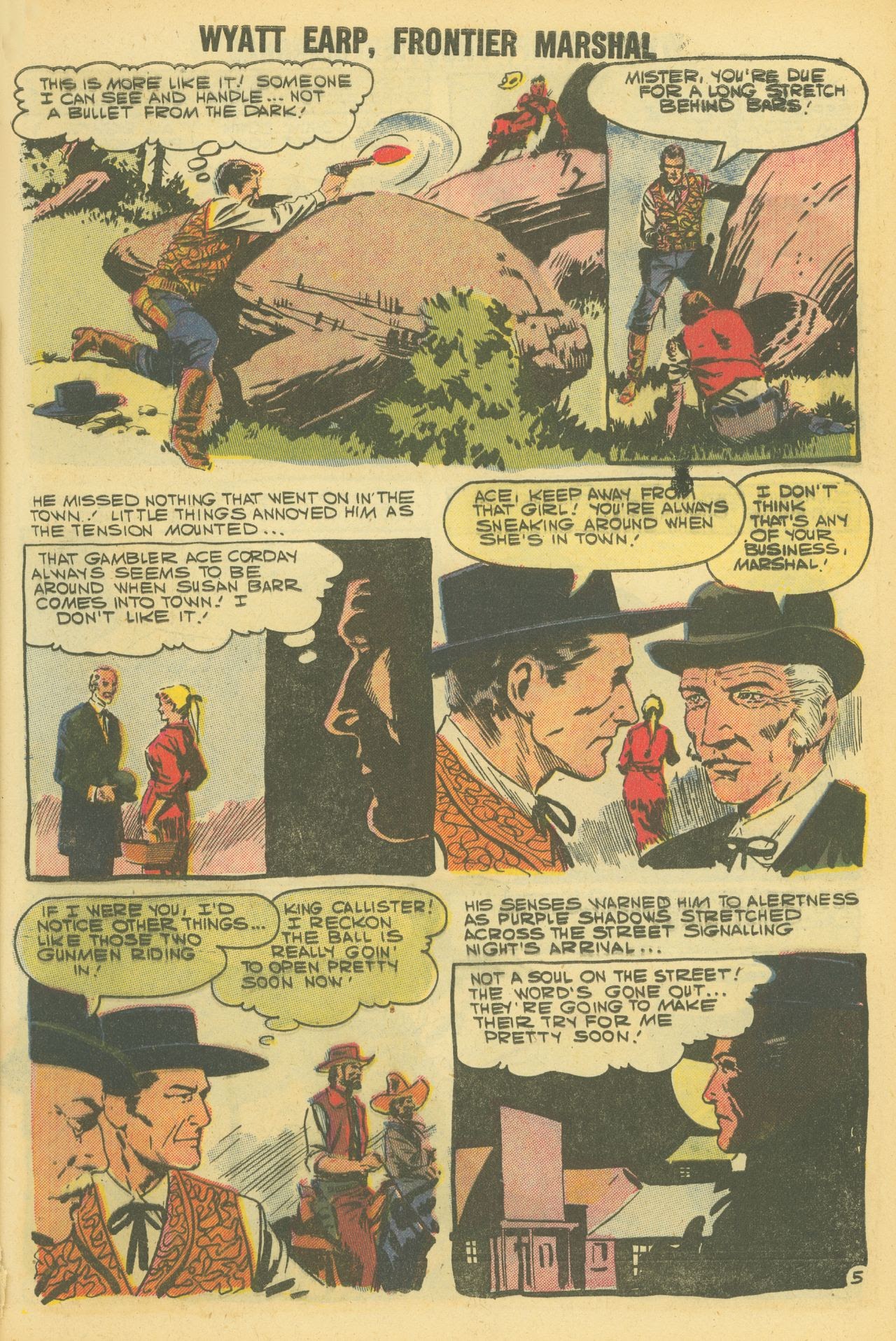 Read online Wyatt Earp Frontier Marshal comic -  Issue #20 - 7