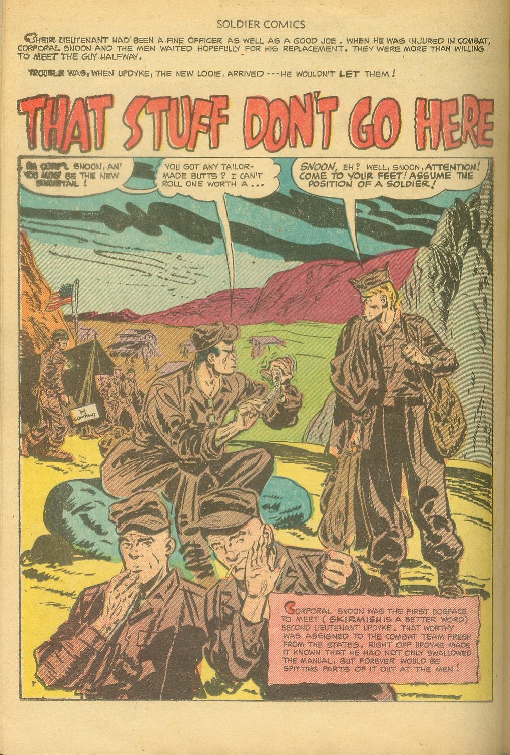 Read online Soldier Comics comic -  Issue #5 - 26