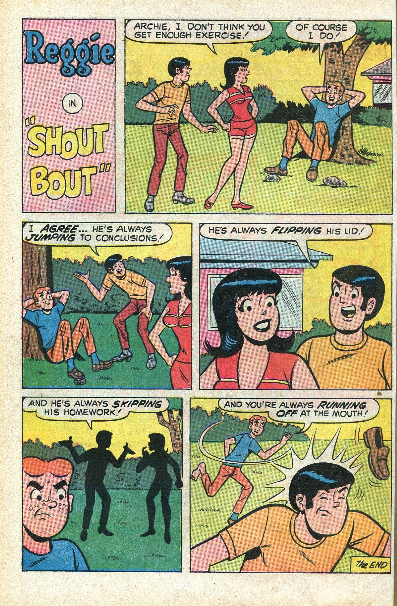Read online Reggie's Wise Guy Jokes comic -  Issue #7 - 32