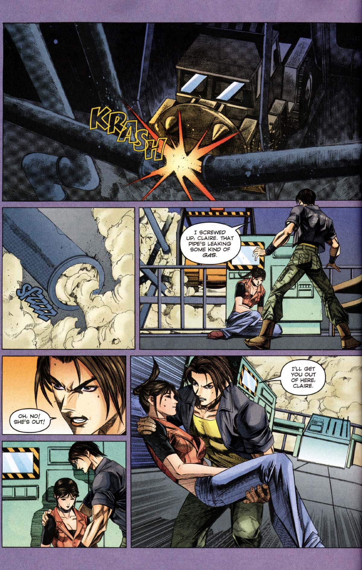 Read online Resident Evil Code: Veronica comic -  Issue #2 - 137