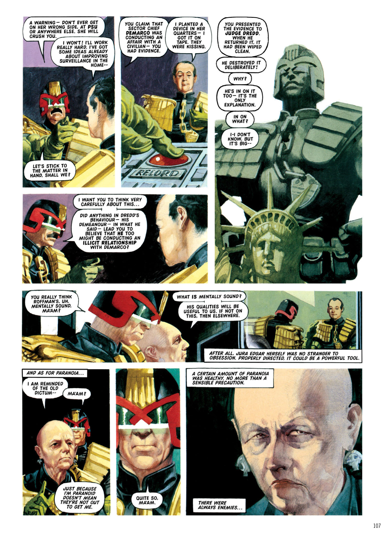 Read online Judge Dredd: The Complete Case Files comic -  Issue # TPB 29 - 109