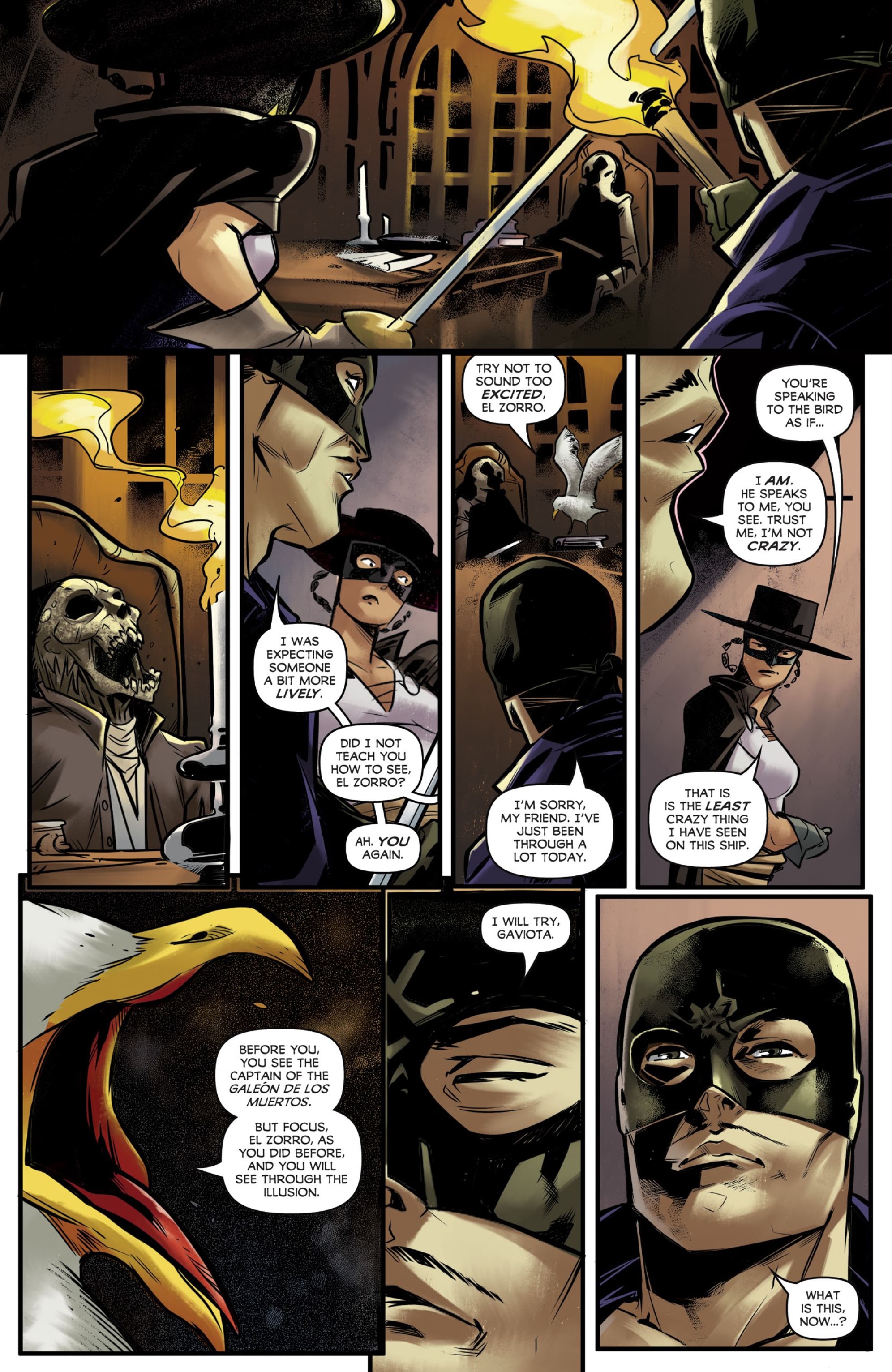 Read online Zorro: Galleon Of the Dead comic -  Issue #4 - 12