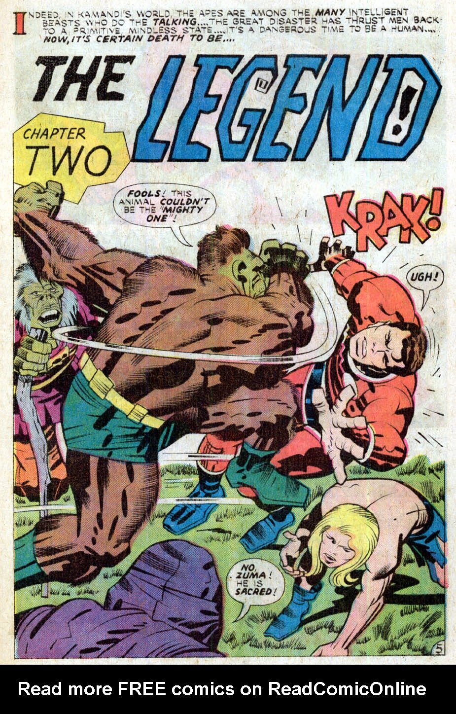 Read online Kamandi, The Last Boy On Earth comic -  Issue #29 - 7