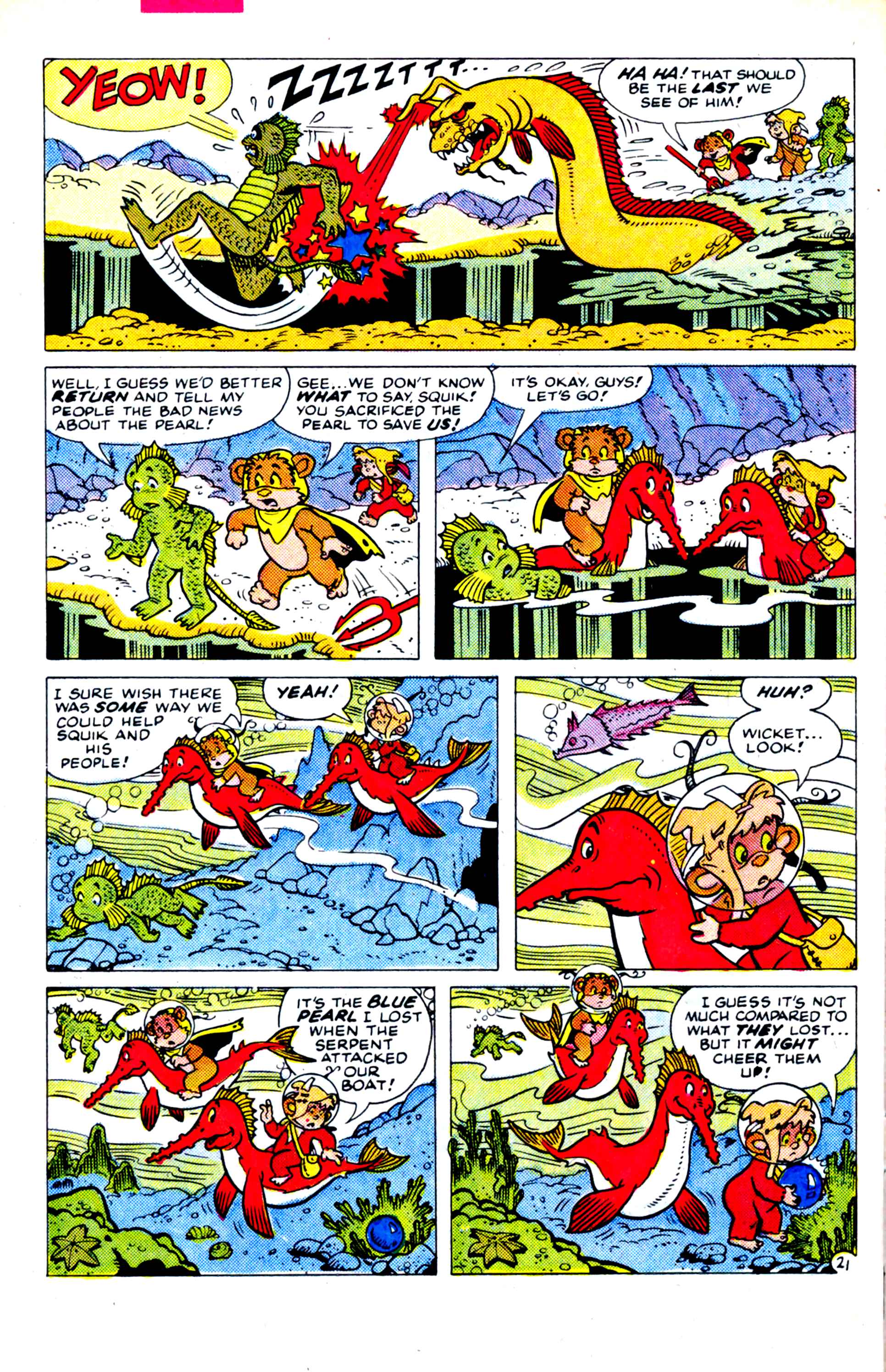 Read online Ewoks (1987) comic -  Issue #9 - 22